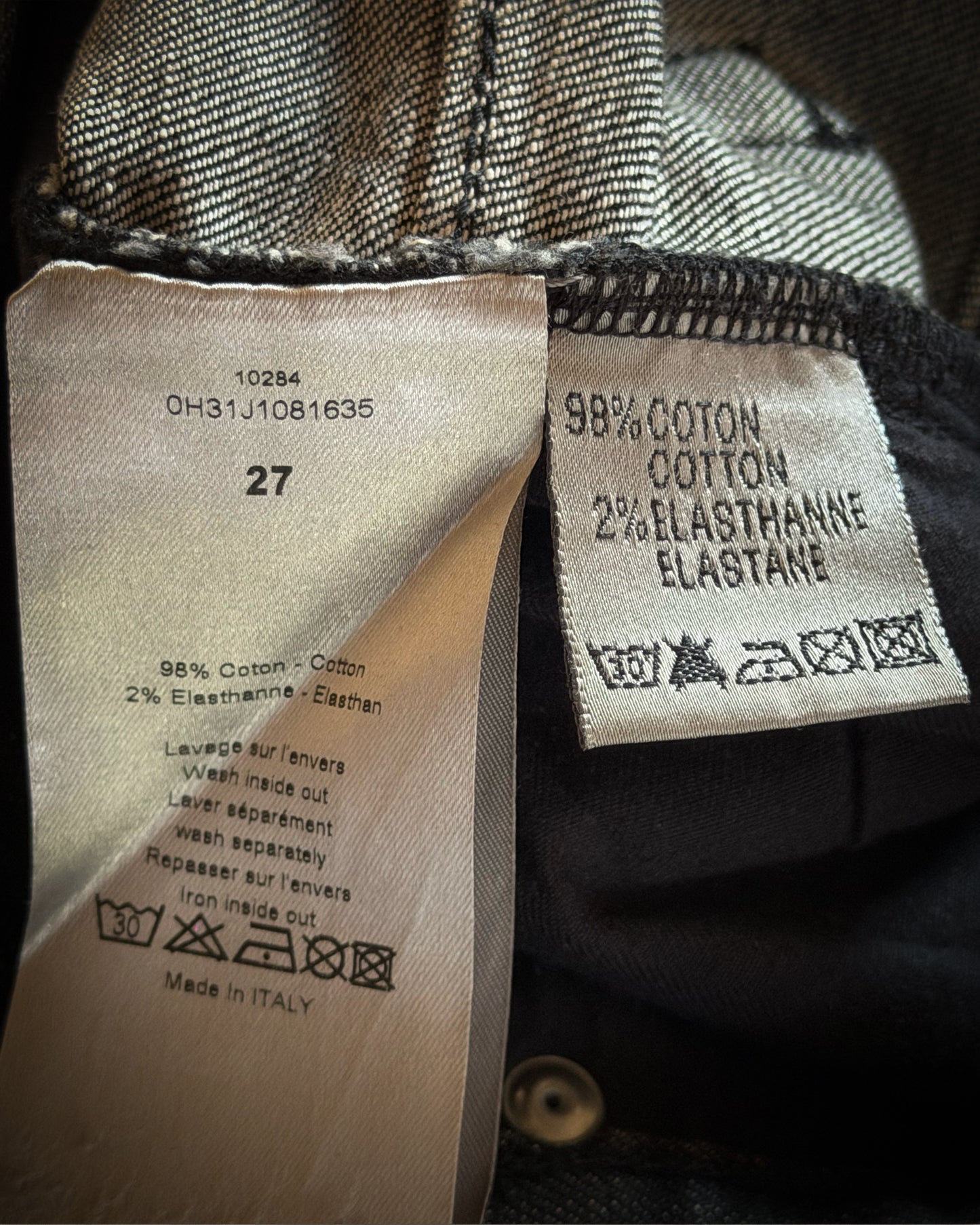 DIOR HOMME AW2010 REPAIRED "JAKE" DENIM