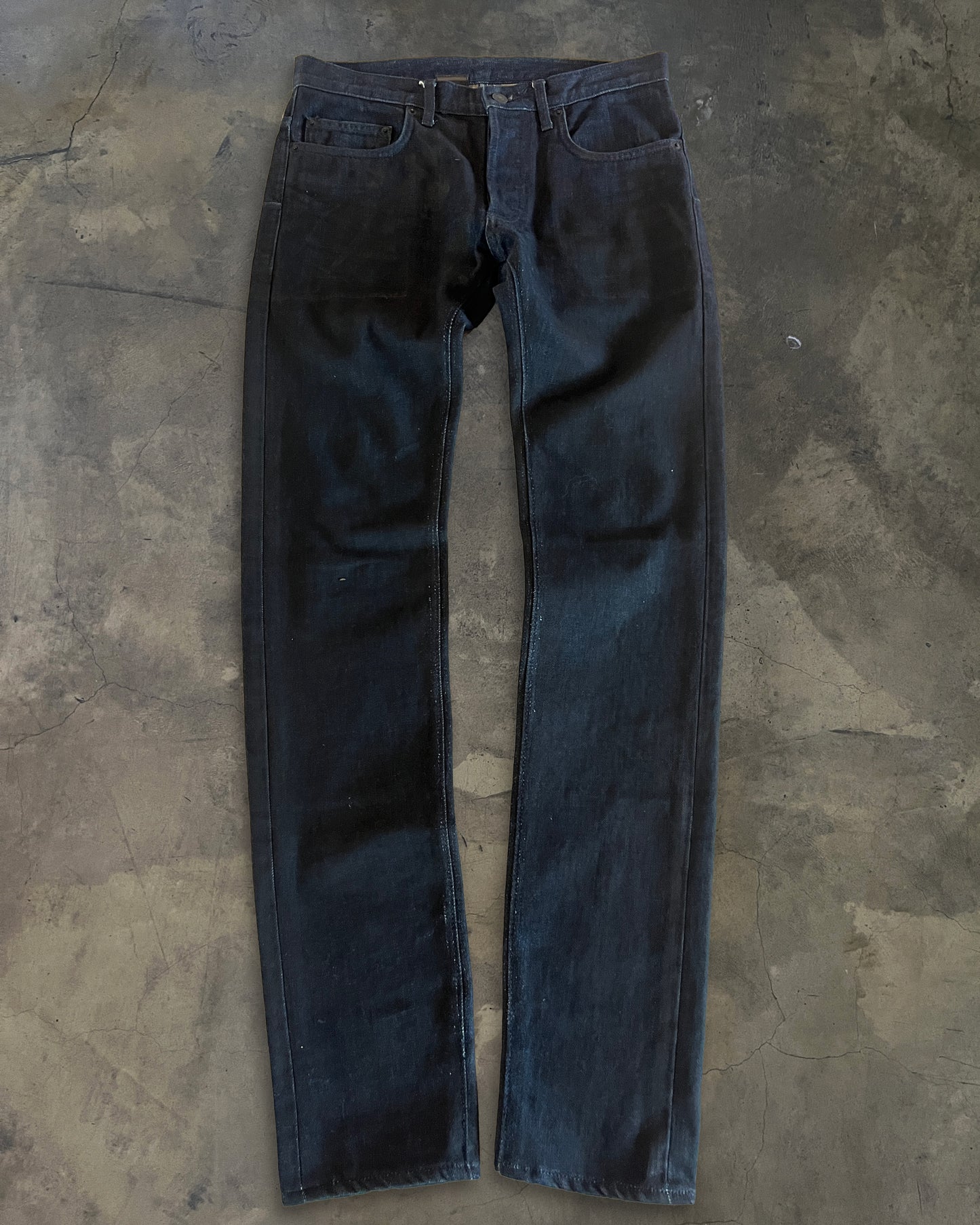 DIOR HOMME FW2012 WAXED DENIM