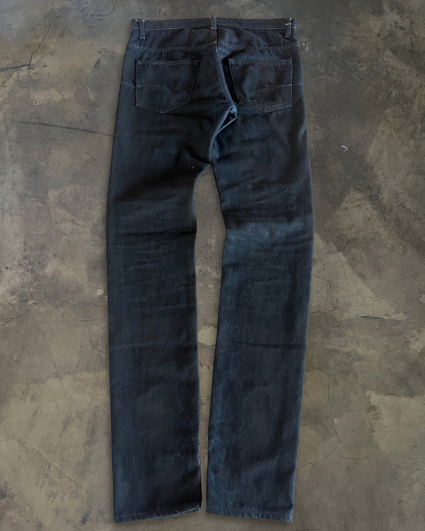 DIOR HOMME FW2012 WAXED DENIM