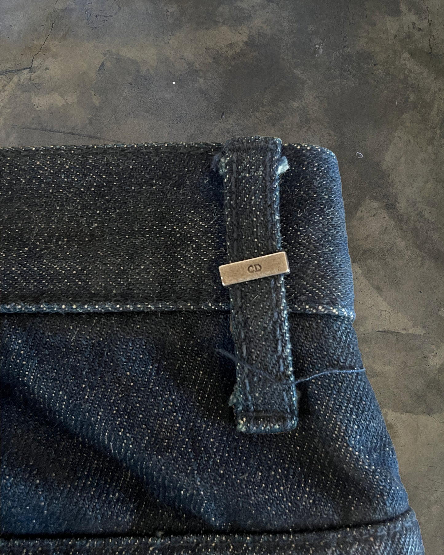 DIOR HOMME FW2012 WAXED DENIM