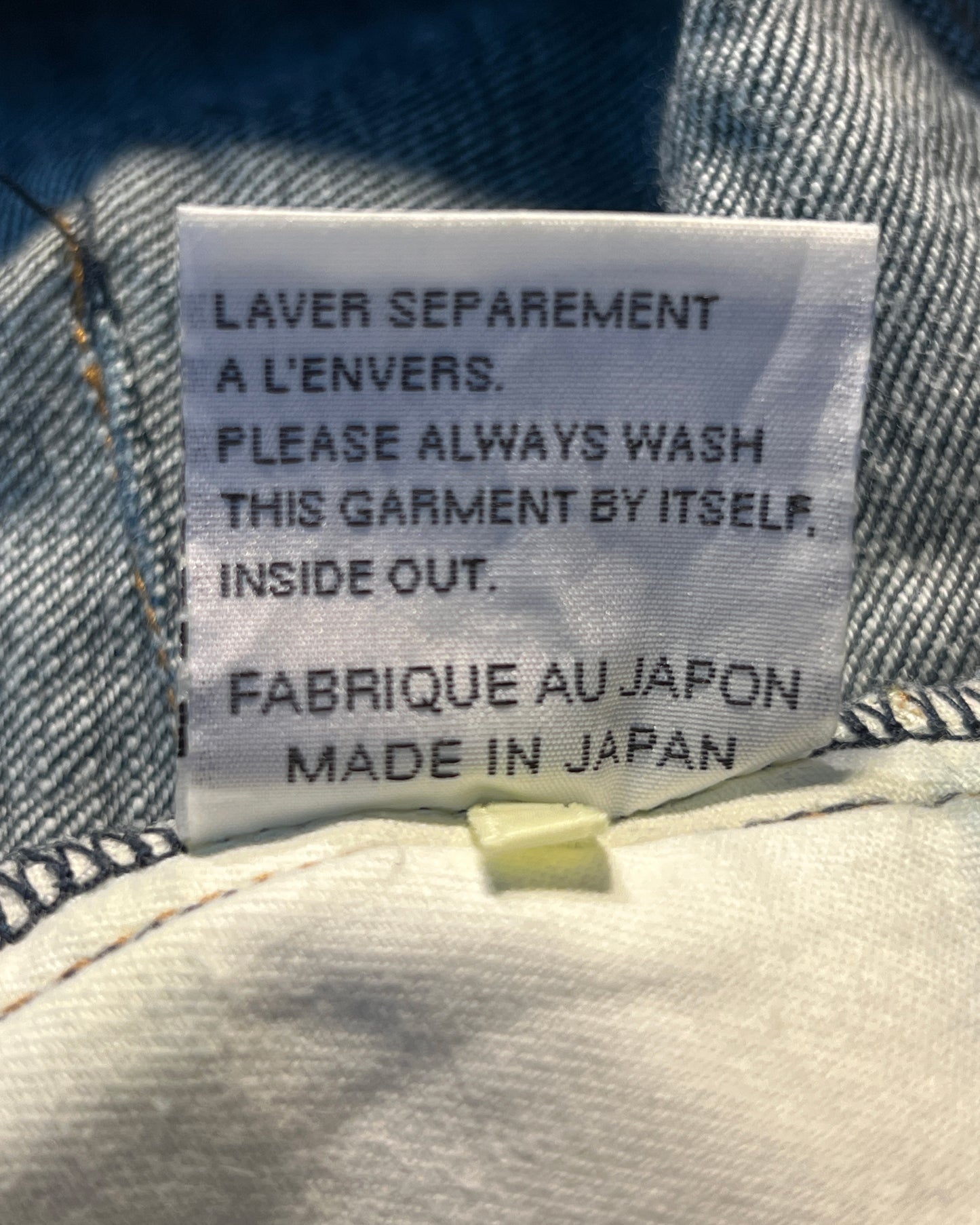 DIOR HOMME INDIGO DENIM