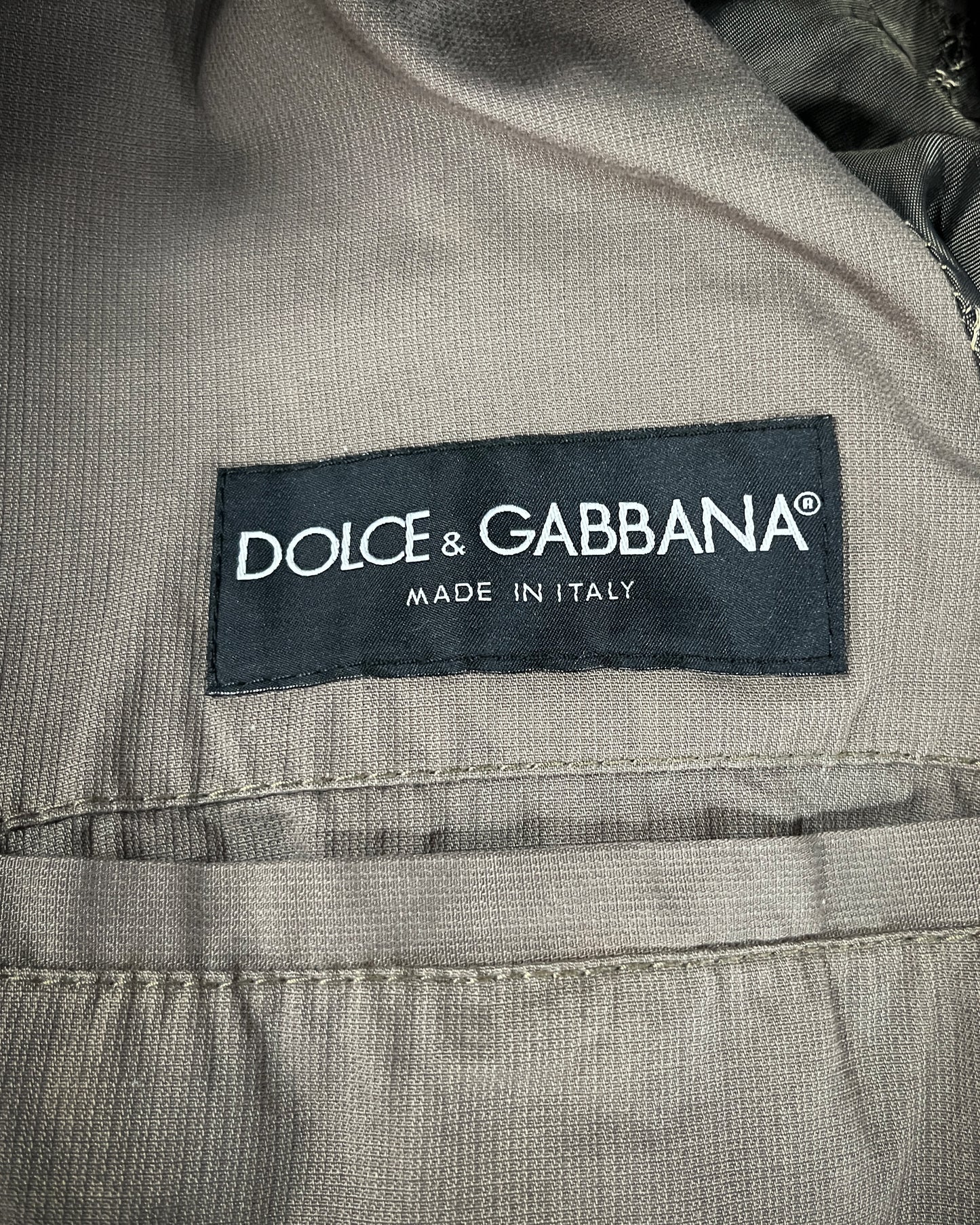 DOLCE GABBANA MA-1 KHAKI BOMBER JACKET