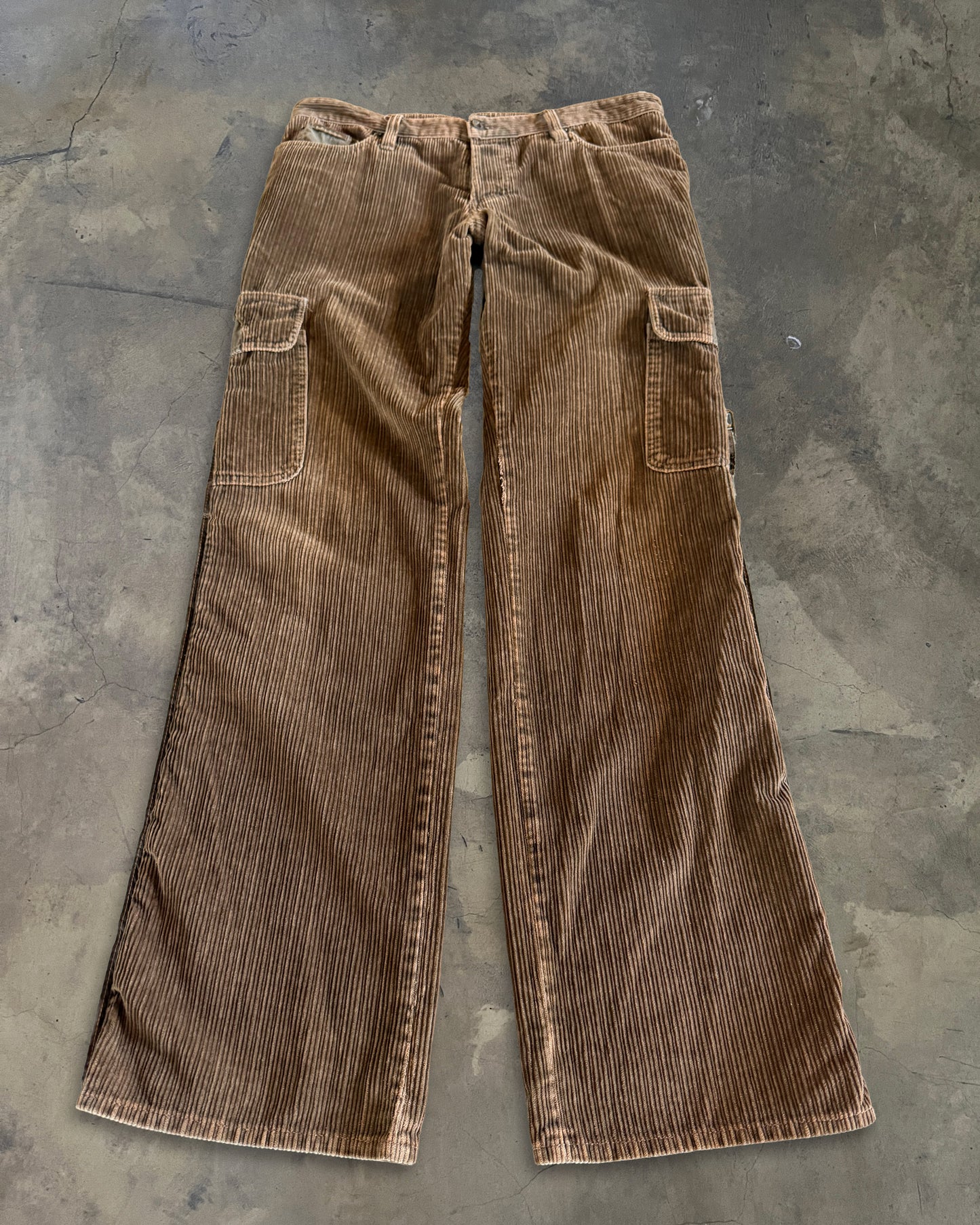 DOLCE GABBANA SS2003 CORDUROY CARGO