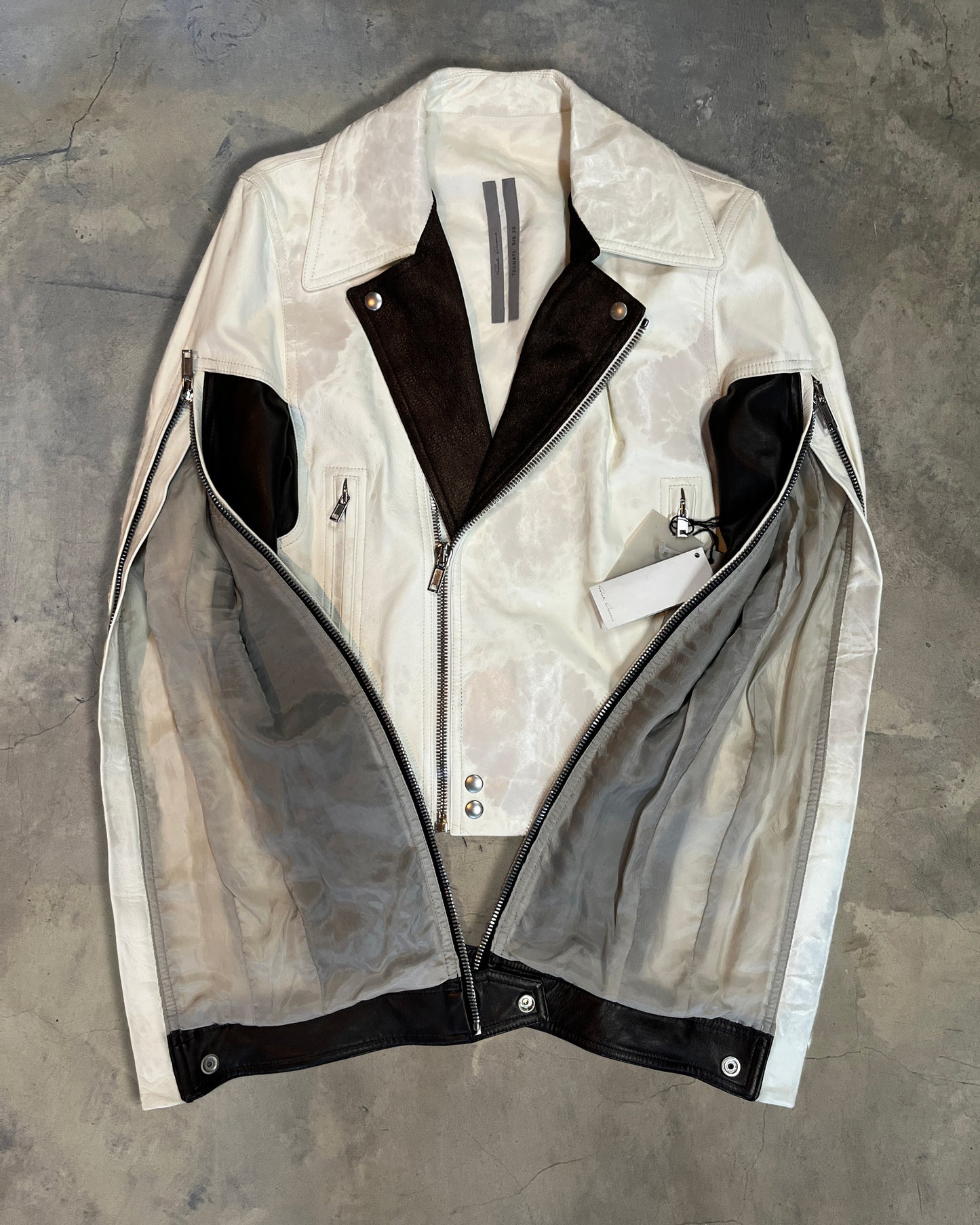 RICK OWENS SS2020 "TECUATL" DRACUBIKER JACKET
