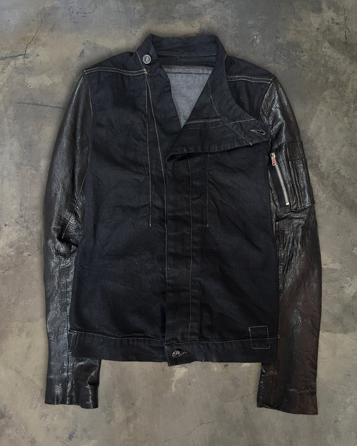 RICK OWENS DRKSHDW AW2010 "GLEAM" SLAVE JACKET
