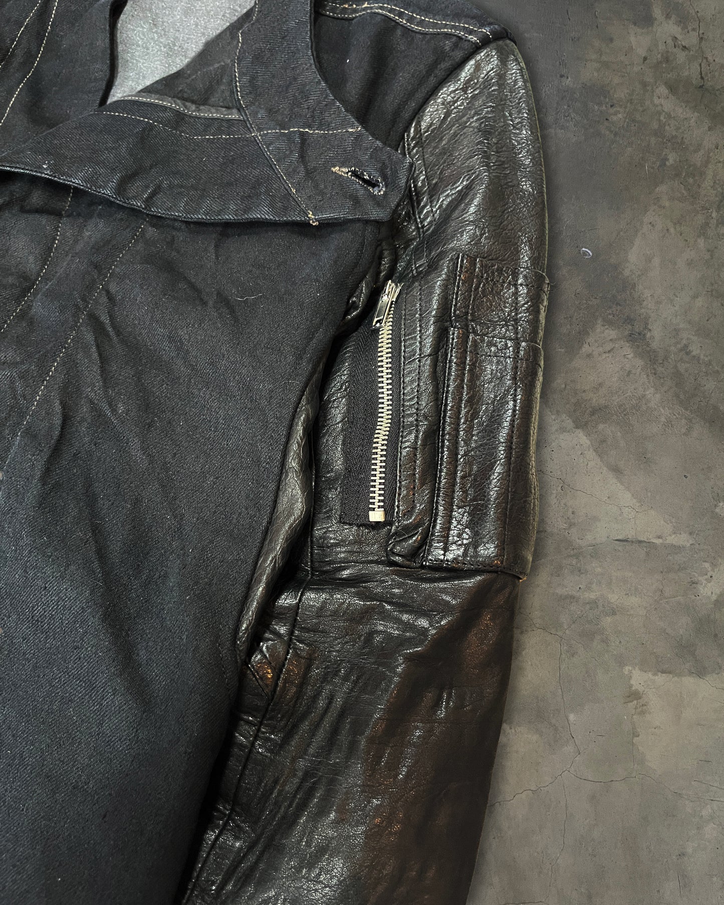RICK OWENS DRKSHDW AW2010 "GLEAM" SLAVE JACKET