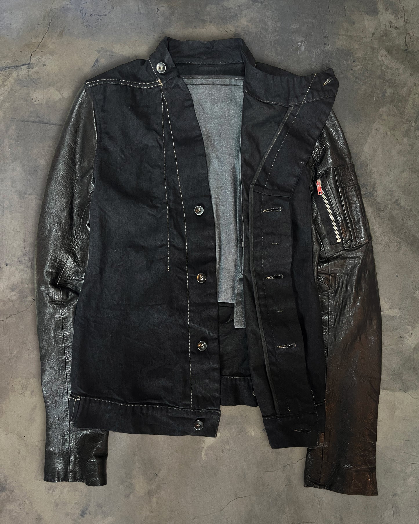 RICK OWENS DRKSHDW AW2010 "GLEAM" SLAVE JACKET
