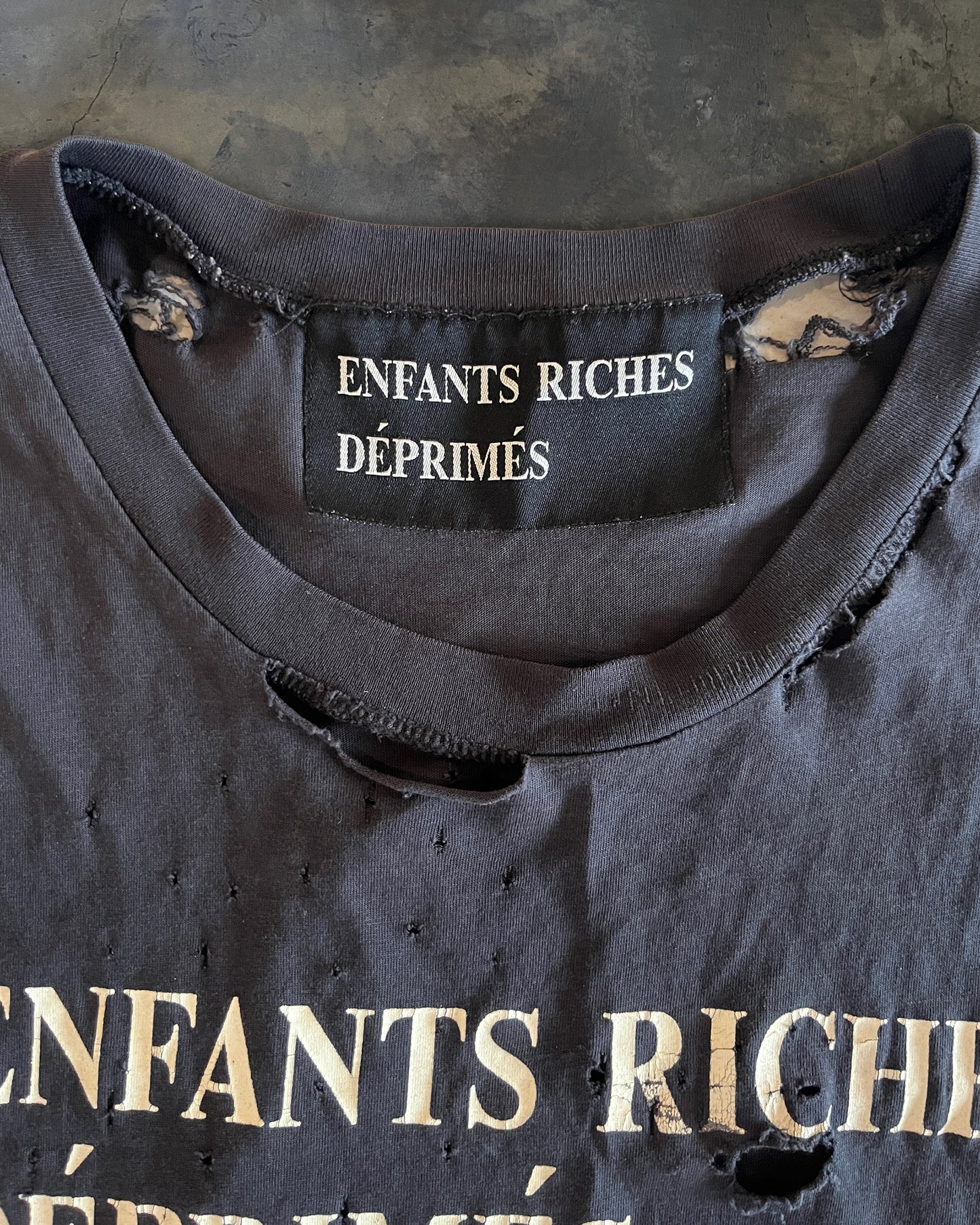 ENFANTS RICHES DEPRIMES SS2016 LOGO TANK TOP