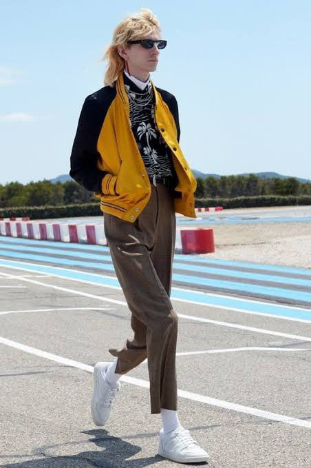 CELINE SS2021 RUNWAY PALM TREE BUTTON UP