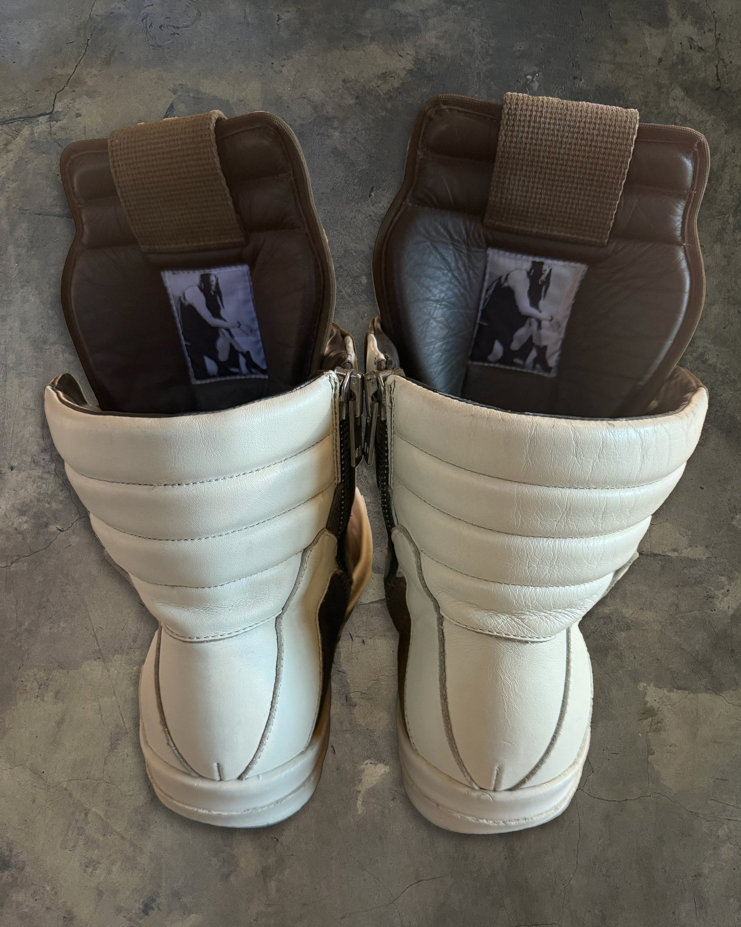 RICK OWENS SS2016 BROWN GEOBASKET 41.5