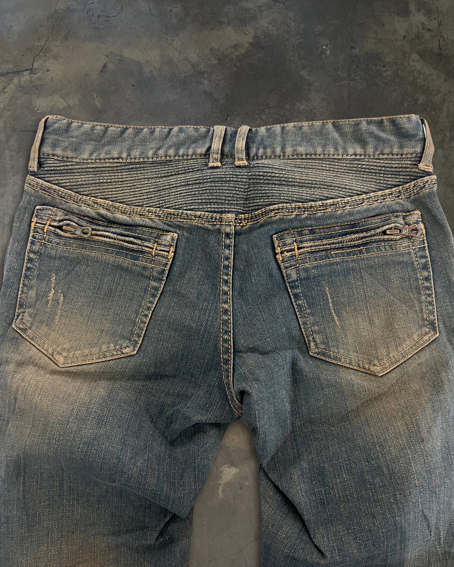 G.O.A SKINNY BIKER DENIM