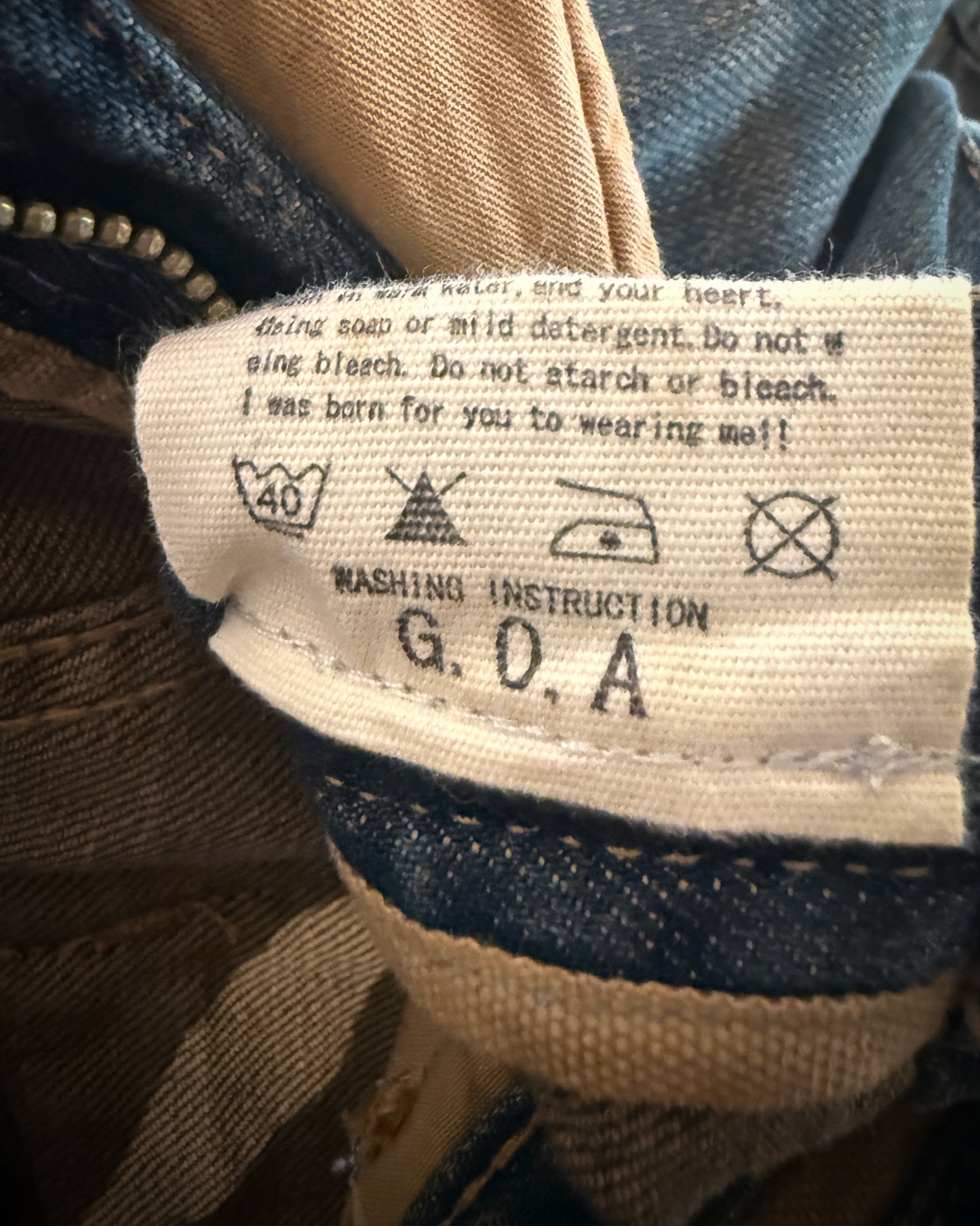 G.O.A SKINNY BIKER DENIM