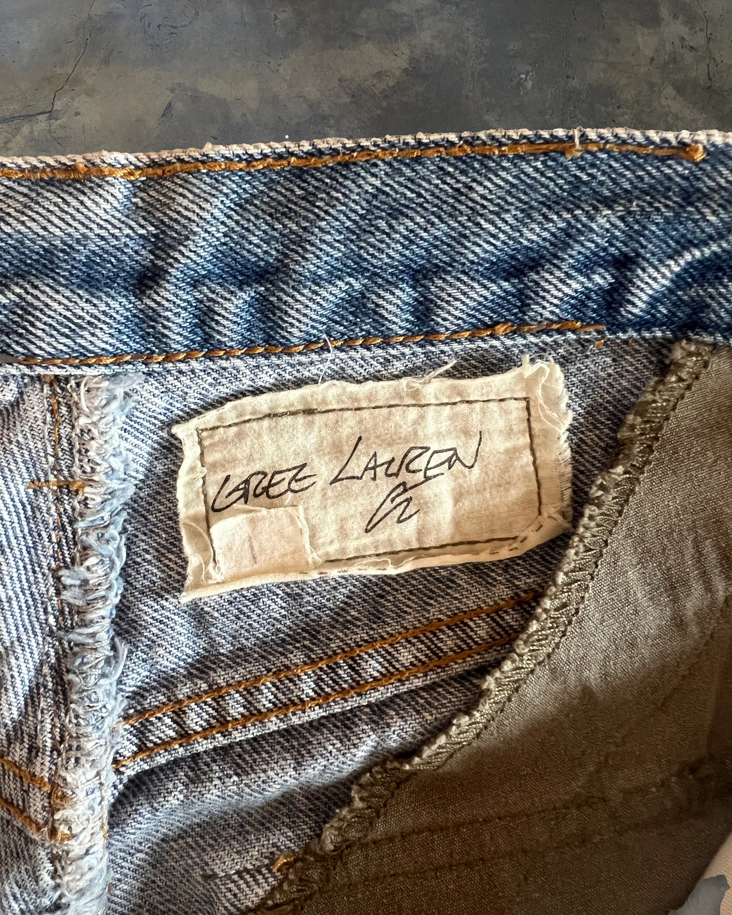 GREG LAUREN HYBRID CARGO ARMY JOGGERS