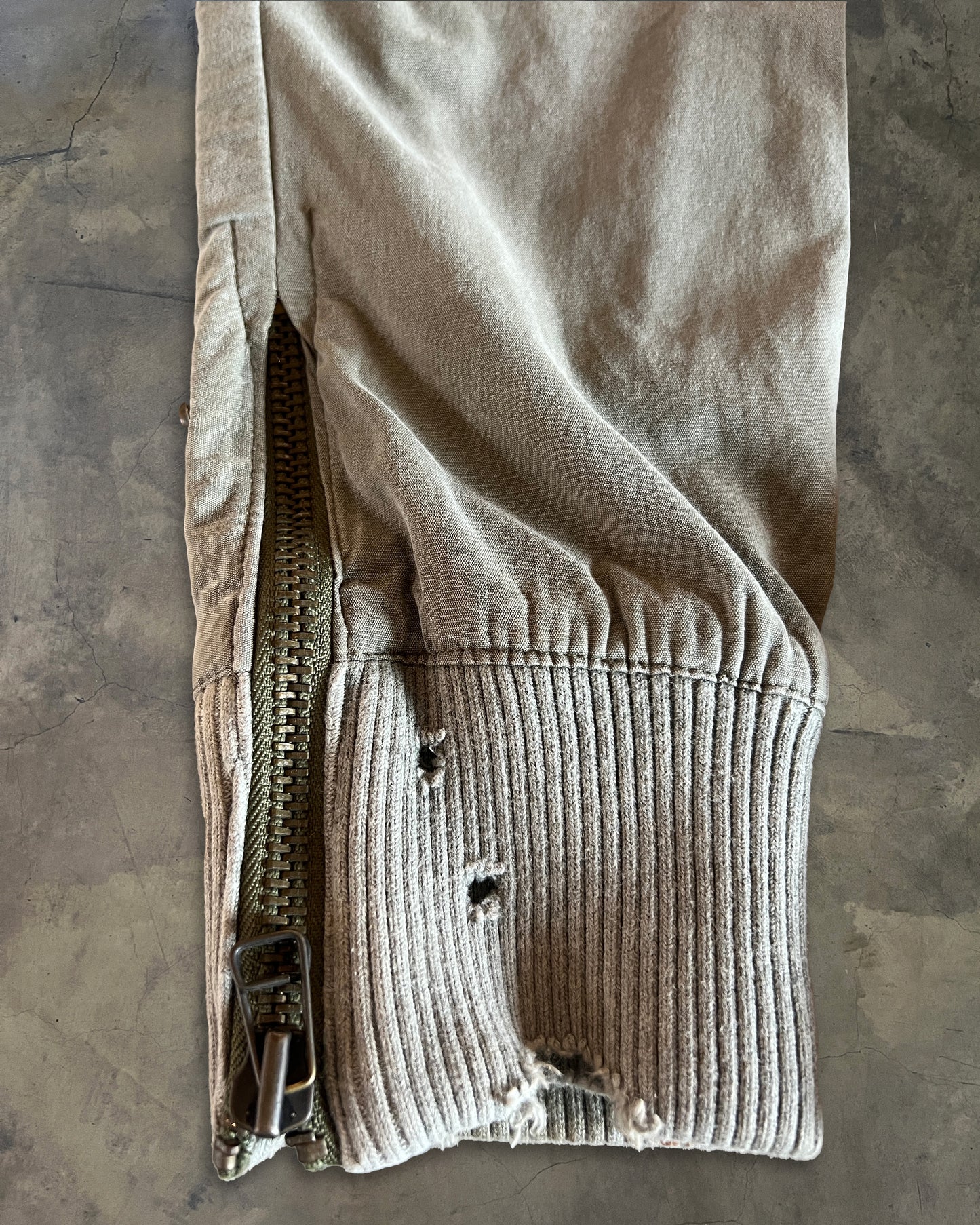 GREG LAUREN HYBRID CARGO ARMY JOGGERS
