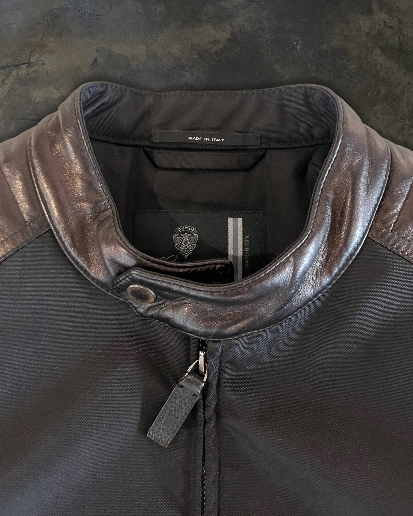 GUCCI BY TOM FORD PADDED MOTO JACKET