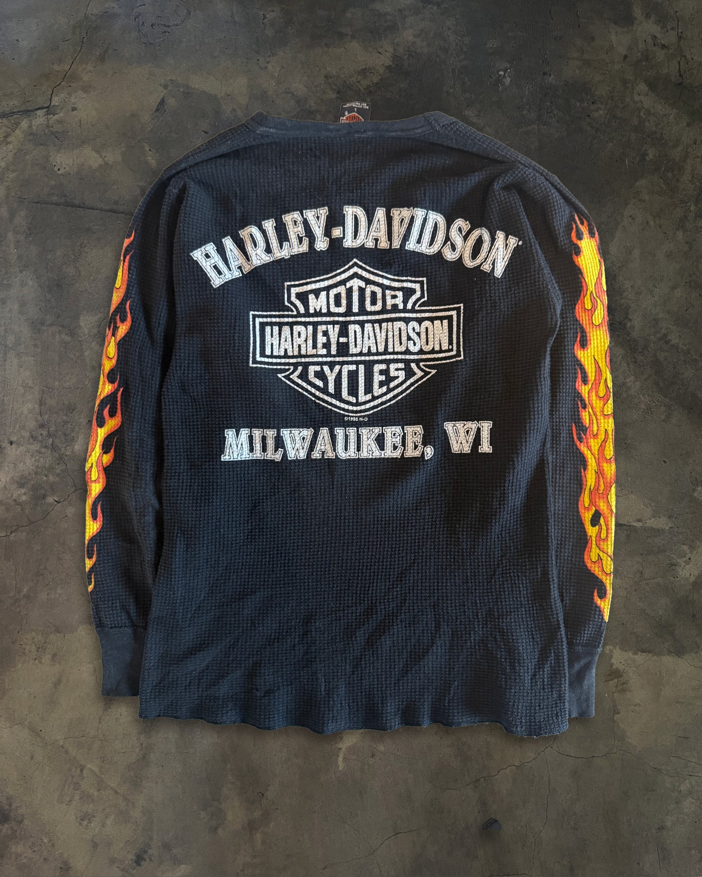 1990s HARLEY DAVIDSON THERMAL LONGSLEEVE