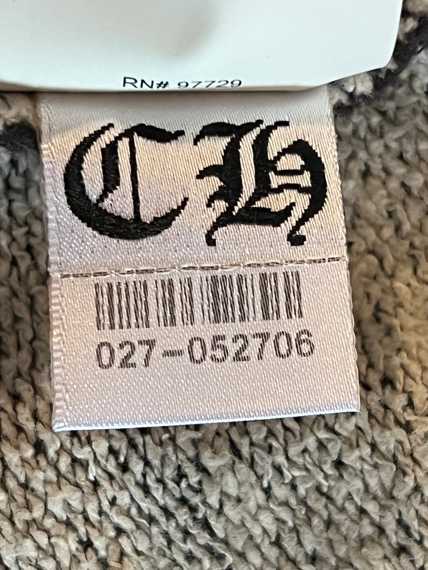 CHROME HEARTS VERTICAL LOGO HOODIE