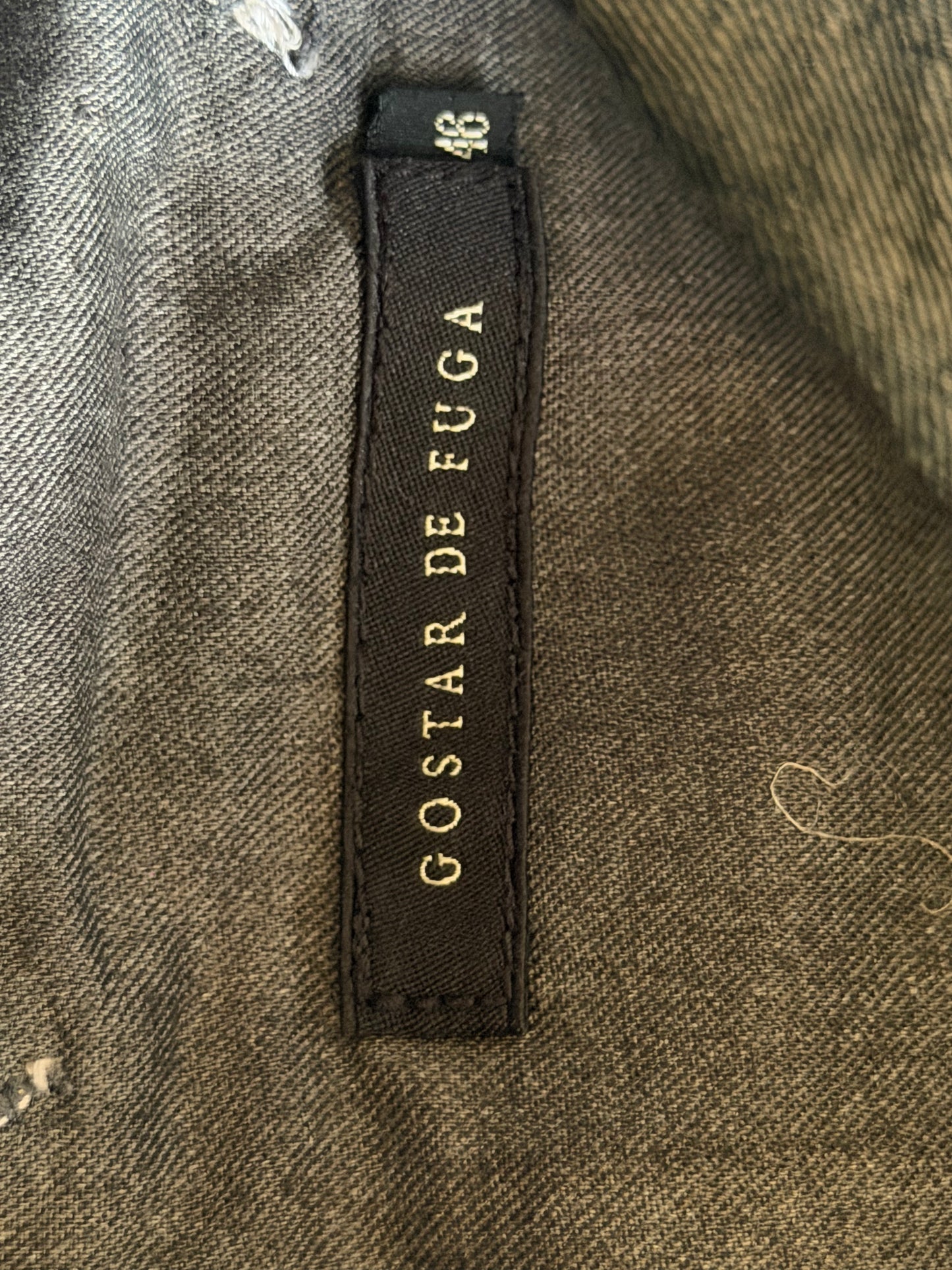 GOSTAR DE FUGA STRAIGHT CUT DENIM