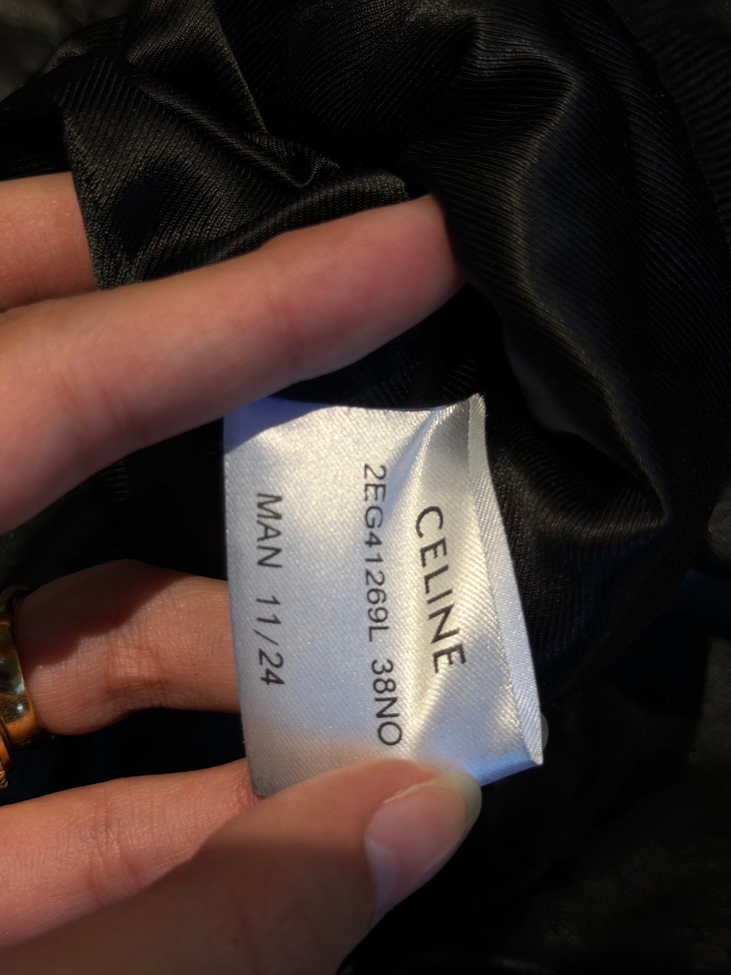 1/1 CELINE SS2022 LAMBSKIN BOMBER JACKET