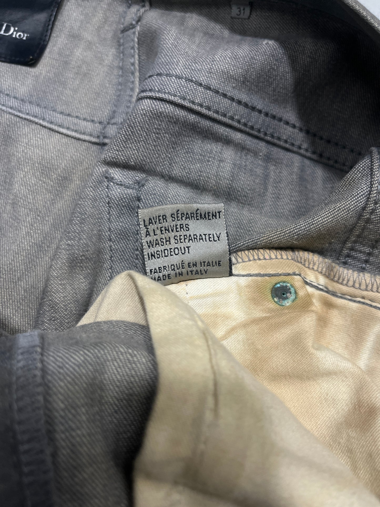 DIOR HOMME SS2006 DAUPHIN DENIM
