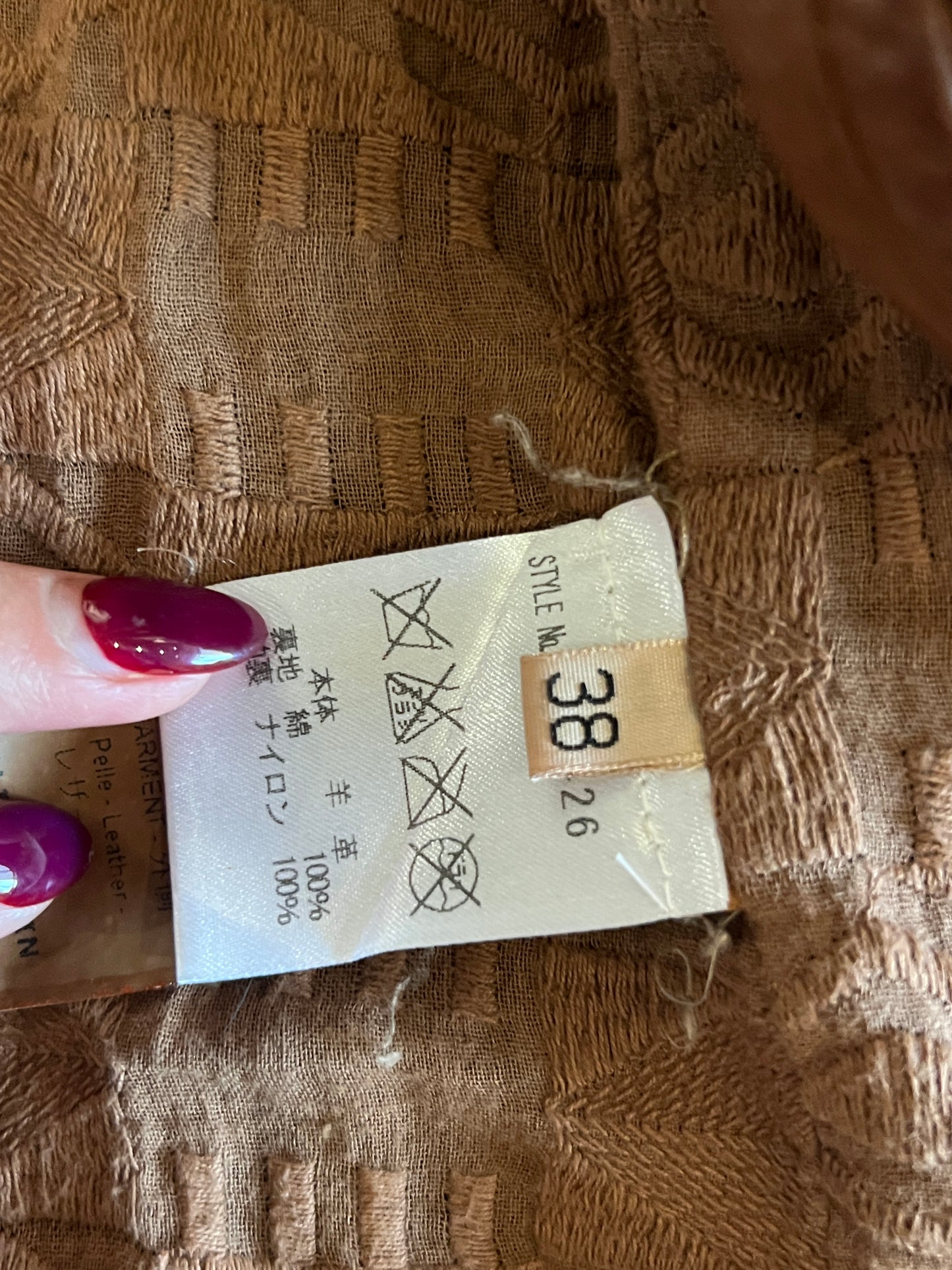 GIORGIO BRATO ASYMETRICAL LEATHER JACKET