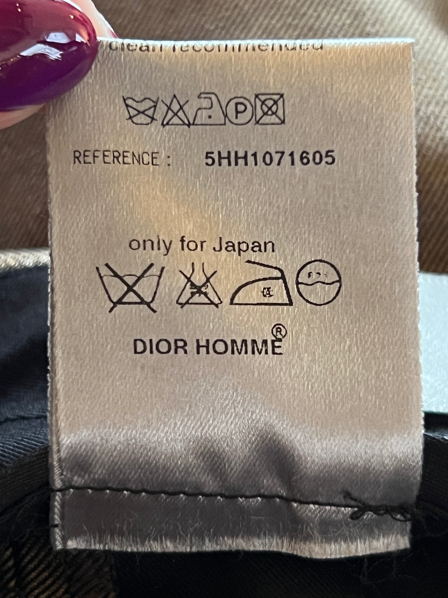 DIOR HOMME AW2005 ' IN THE MORNING' GOLD SUIT