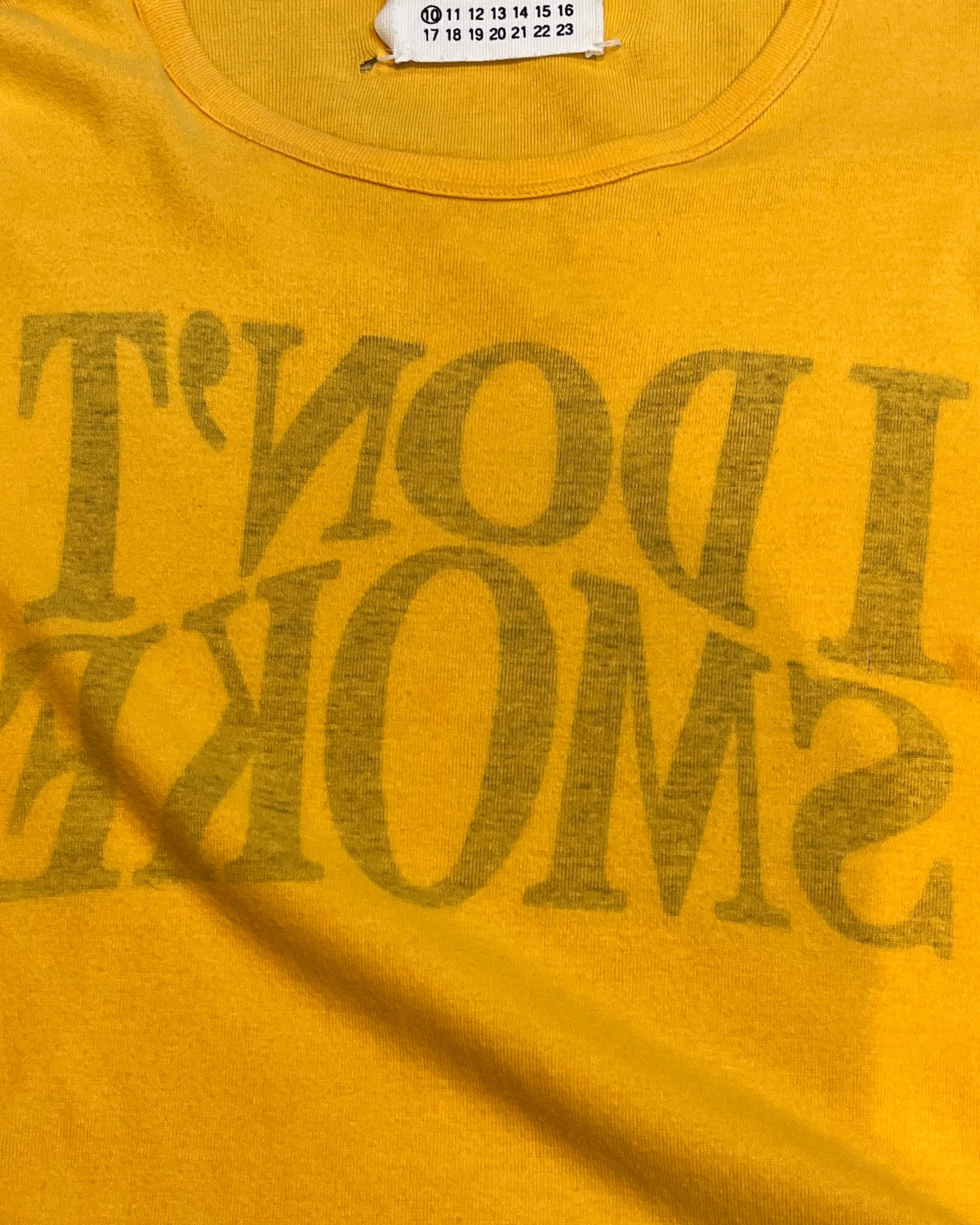 MAISON MARGIELA AW2006 “I DON’T SMOKE” REVERSIBLE SHORT SLEEVE T SHIRT