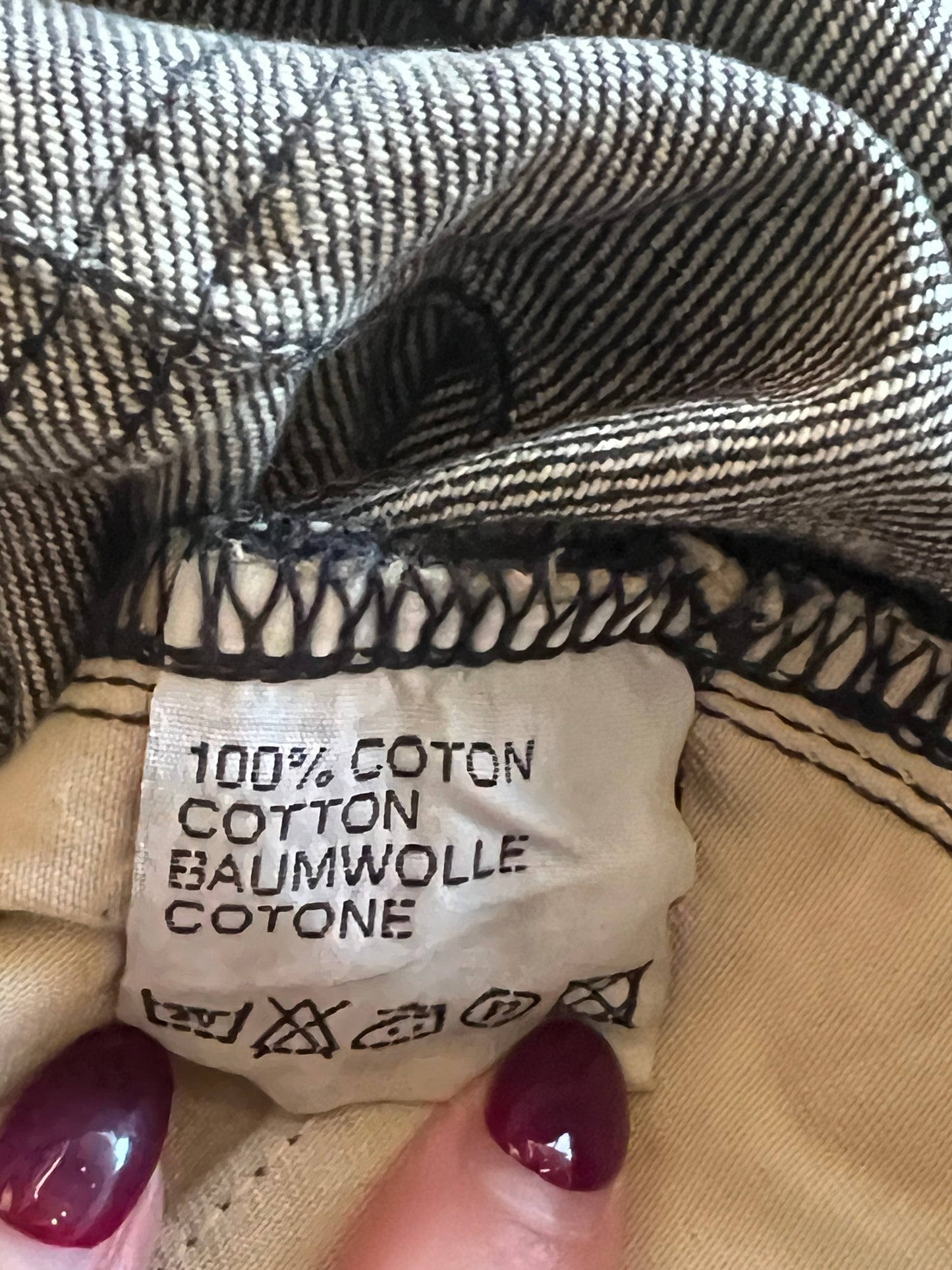 DIOR HOMME AW2003 CLAWMARK DENIM