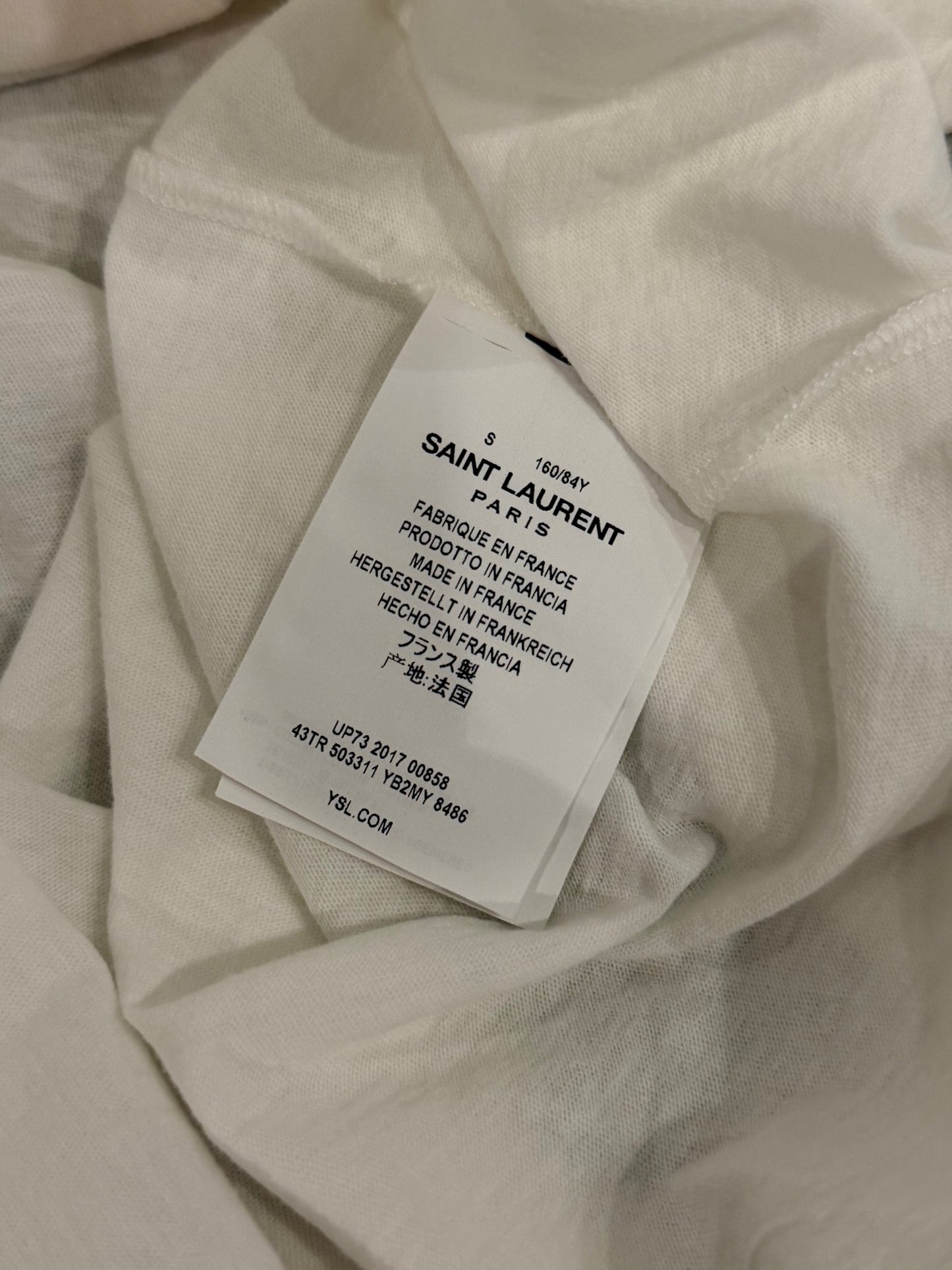 SAINT LAURENT SS2017 "WAITING FOR SUNSET" RINGER TEE