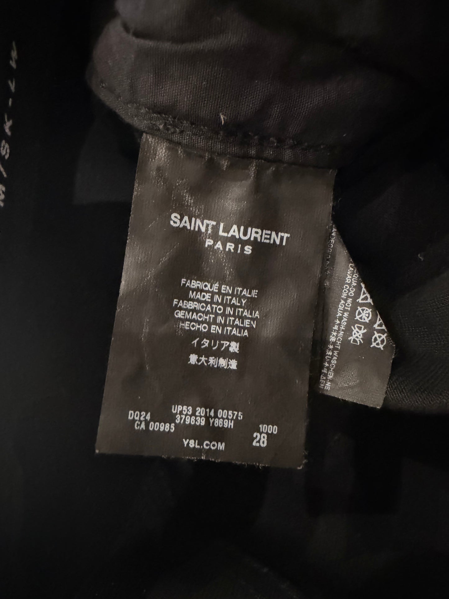 SAINT LAURENT SS2015 CONCHO DO2 JEANS