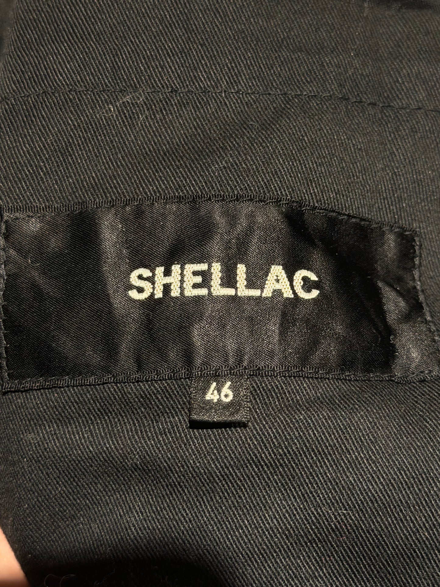 SHELLAC COWHIDE BIKER LEATHER JACKET