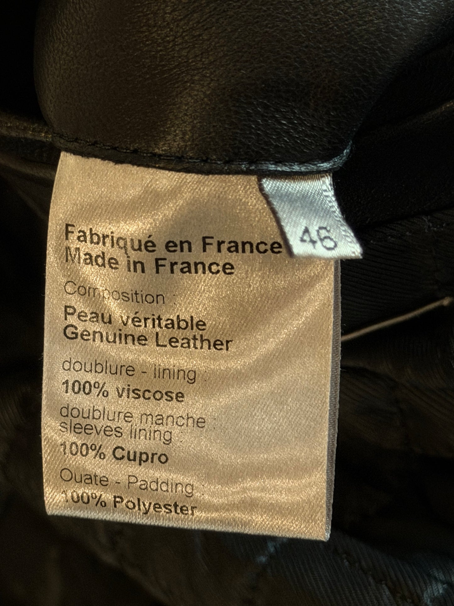 DIOR HOMME AW2007 'NAVIGATE' RUNWAY LEATHER BEETLE AVIATOR JACKET