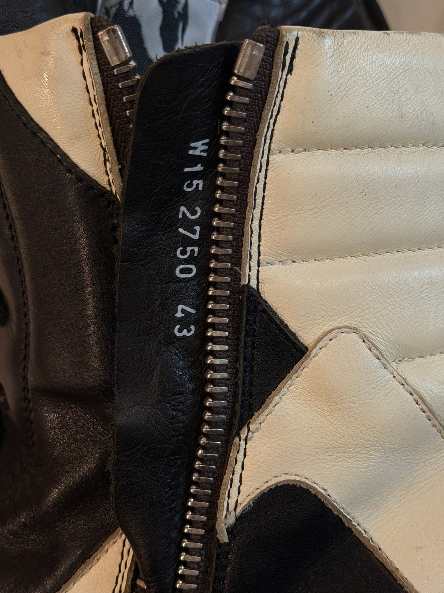 RICK OWENS AW2015 HIGH TONGUE GEOBASKET