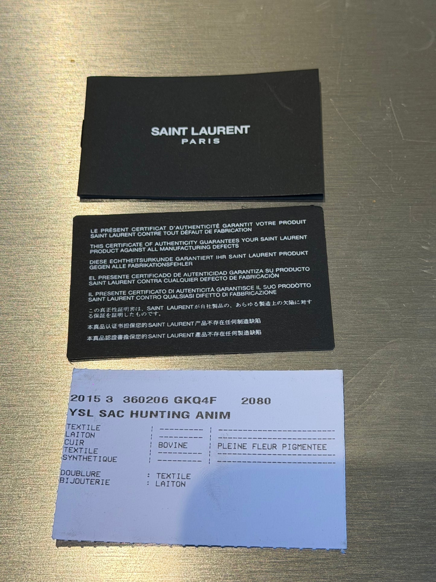 SAINT LAURENT STUDDED CITY BACKPACK