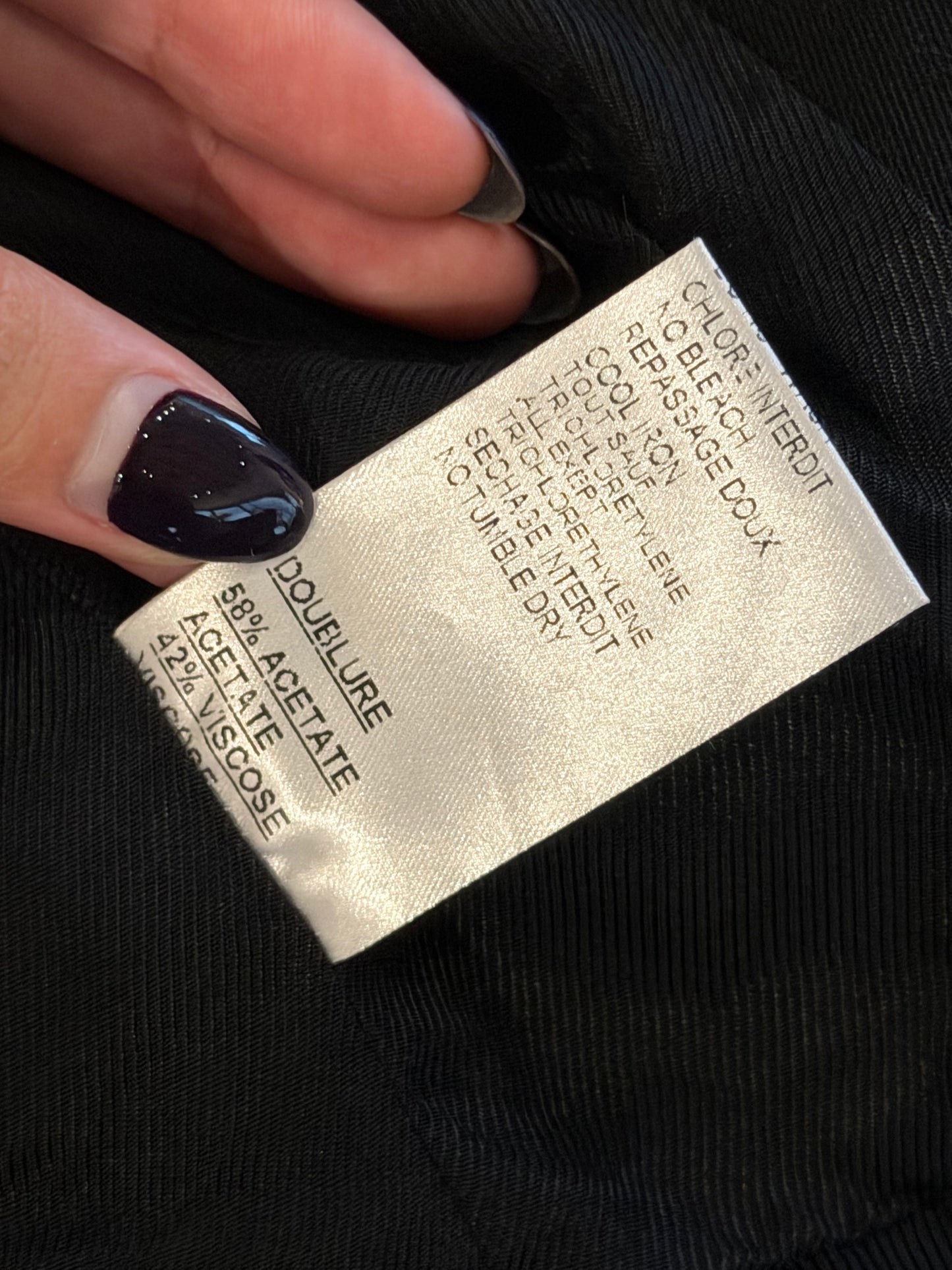 BALMAIN SS2010 RUNWAY EMBELLISHED BLACK WOOL TAIL COAT