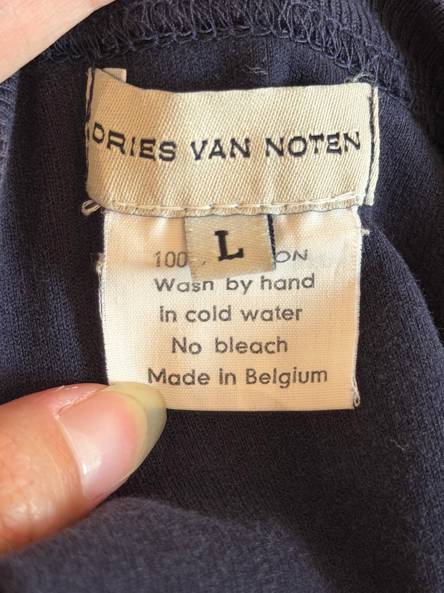 DRIES VAN NOTEN ANCHOR LONG SLEEVE TEE