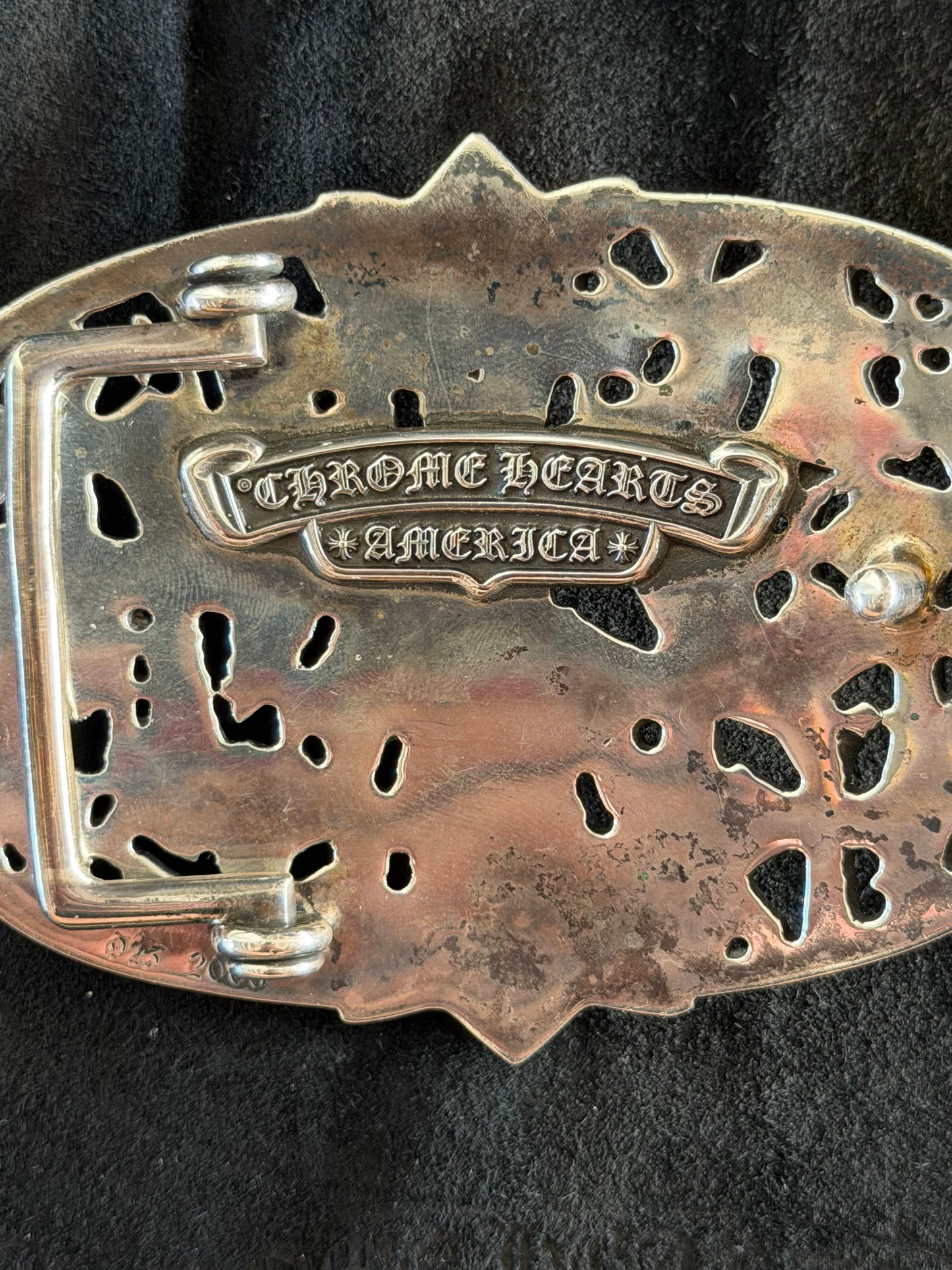 CHROME HEARTS CEMETERY CROSS BUCKLE