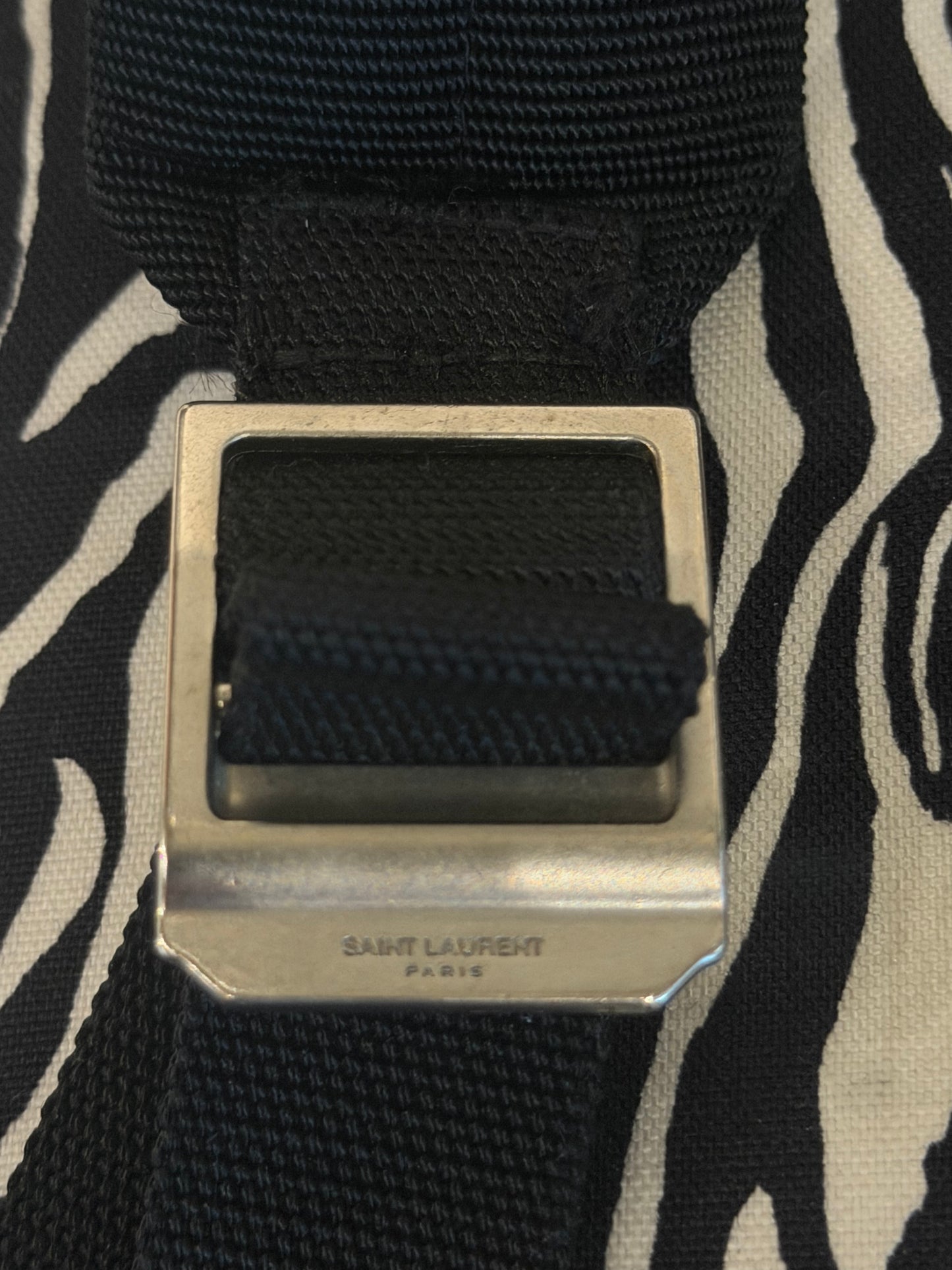 SAINT LAURENT ZEBRA BACKPACK