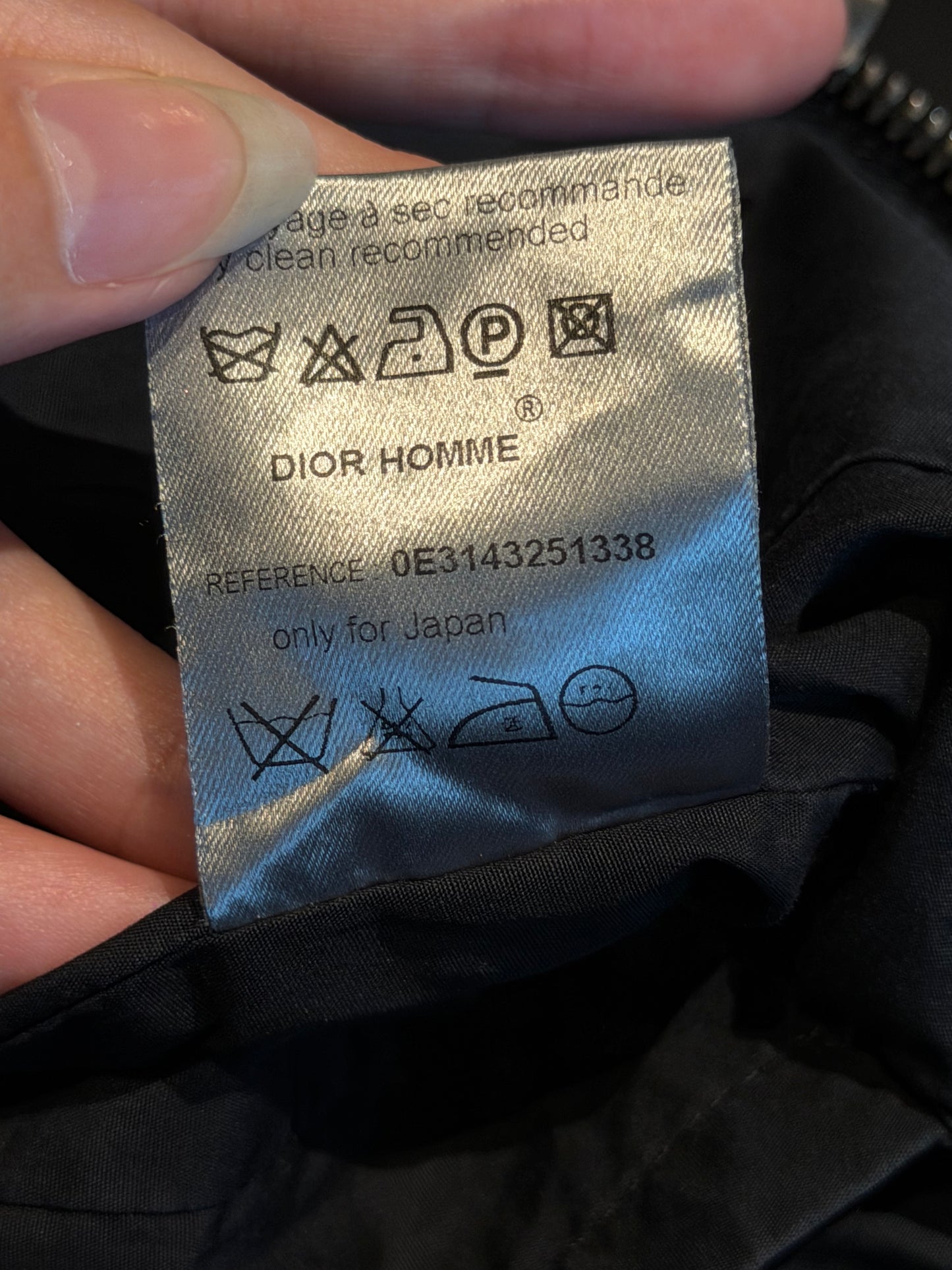 DIOR HOMME SS2010 NAVY BEE BOMBER