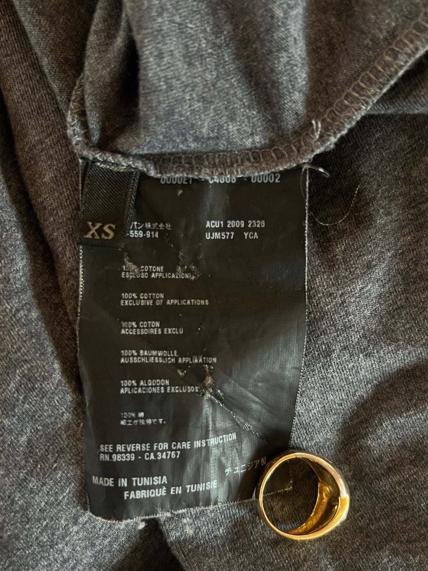 PRADA RUNWAY AW2009 EMBELLISHED T SHIRT