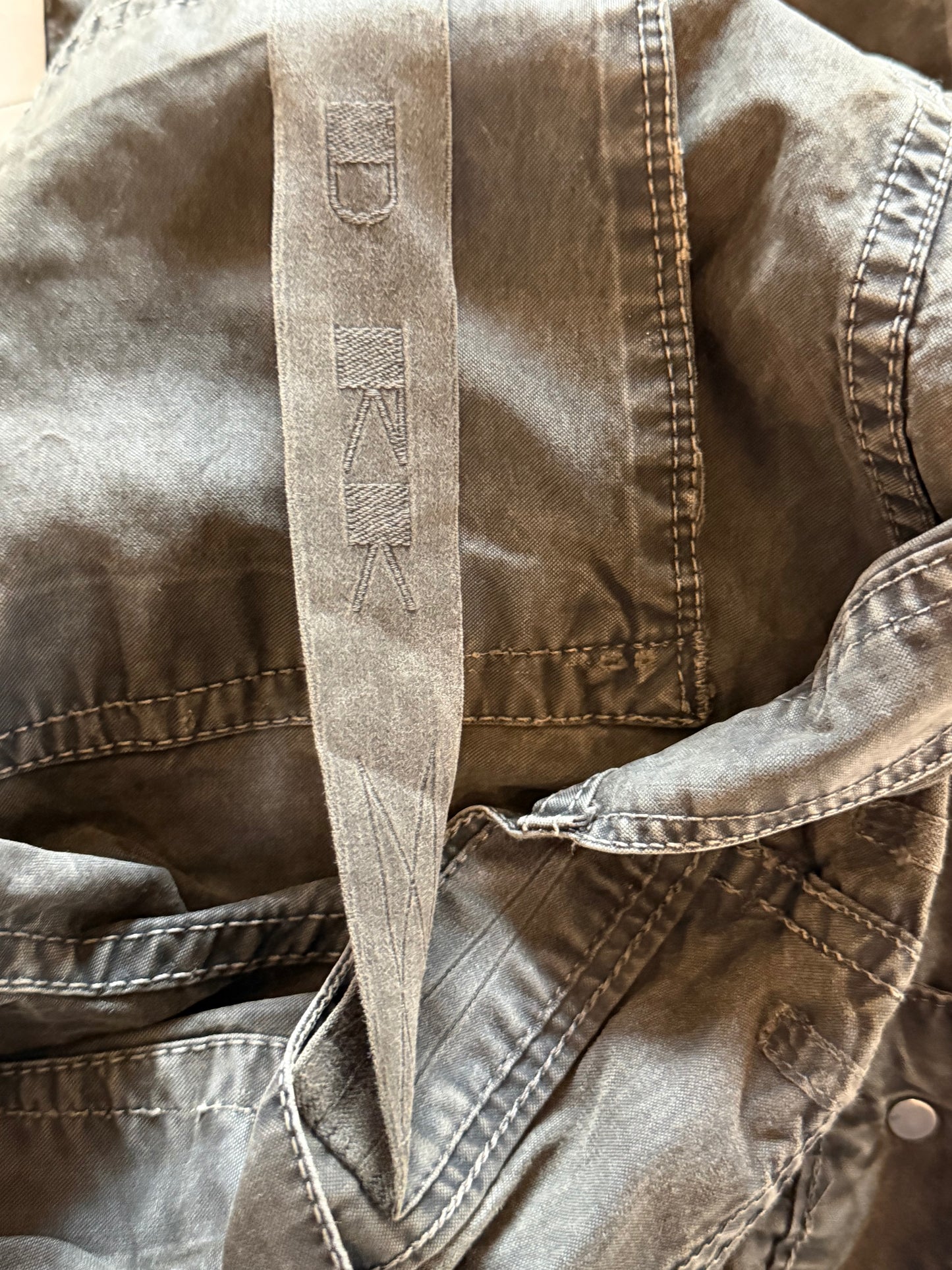 RICK OWENS DRKSHDW FW2007 MOLESKIN ASH WASH DETROITS