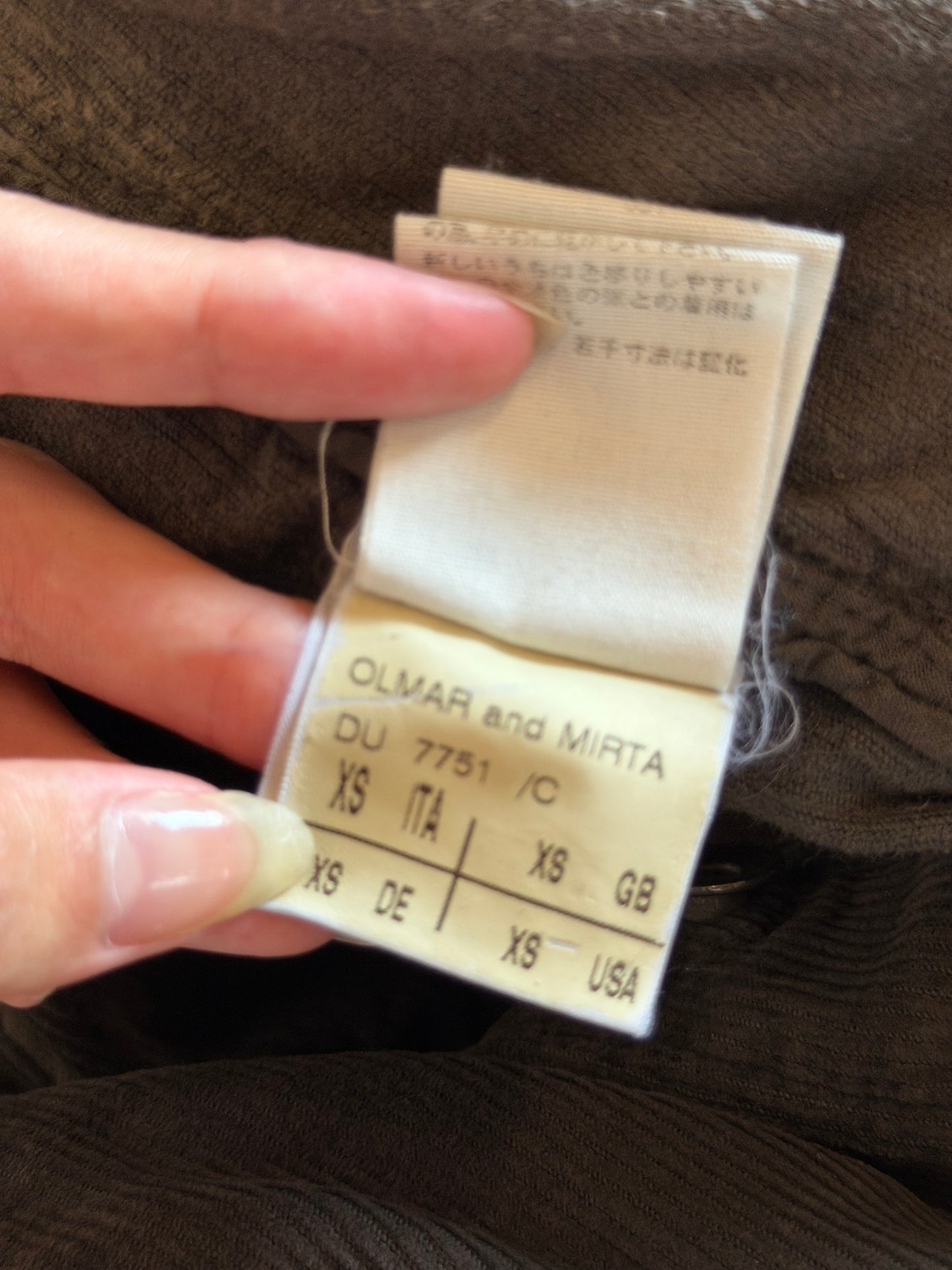 RICK OWENS FW2007 CORDUROY TRUCKER JACKET