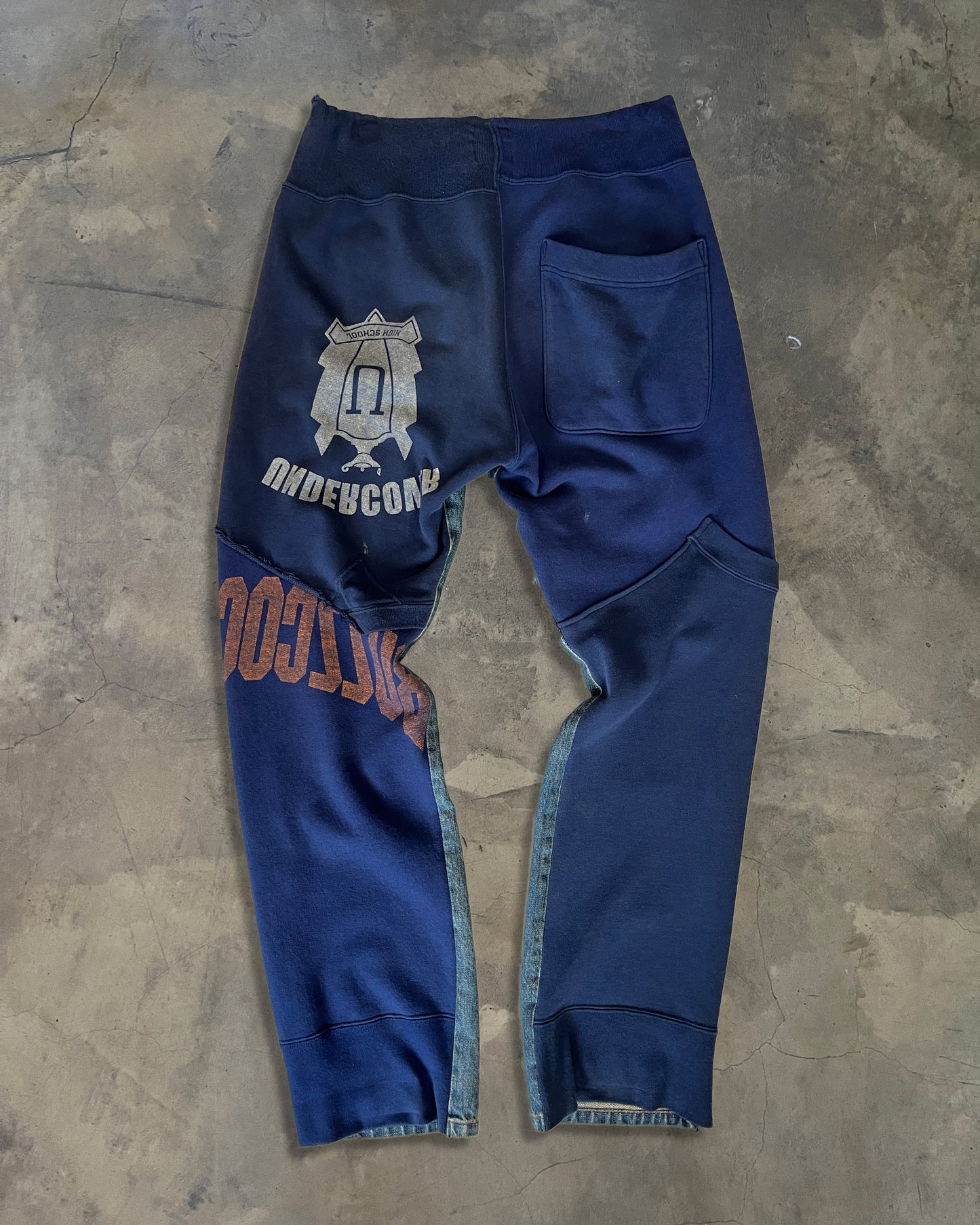 UNDERCOVER AW2002 "WITCHES CELL DIVISION" IMMADTOO HYBRID DENIM