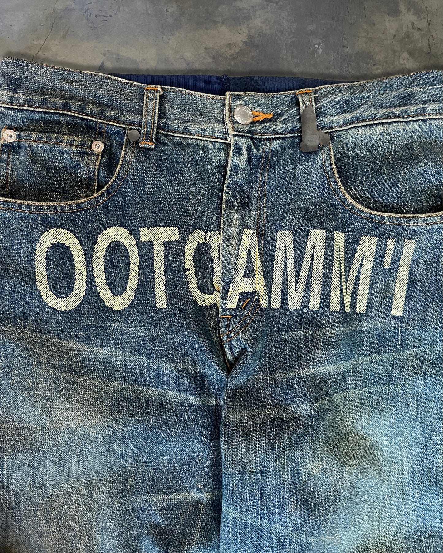 UNDERCOVER AW2002 "WITCHES CELL DIVISION" IMMADTOO HYBRID DENIM