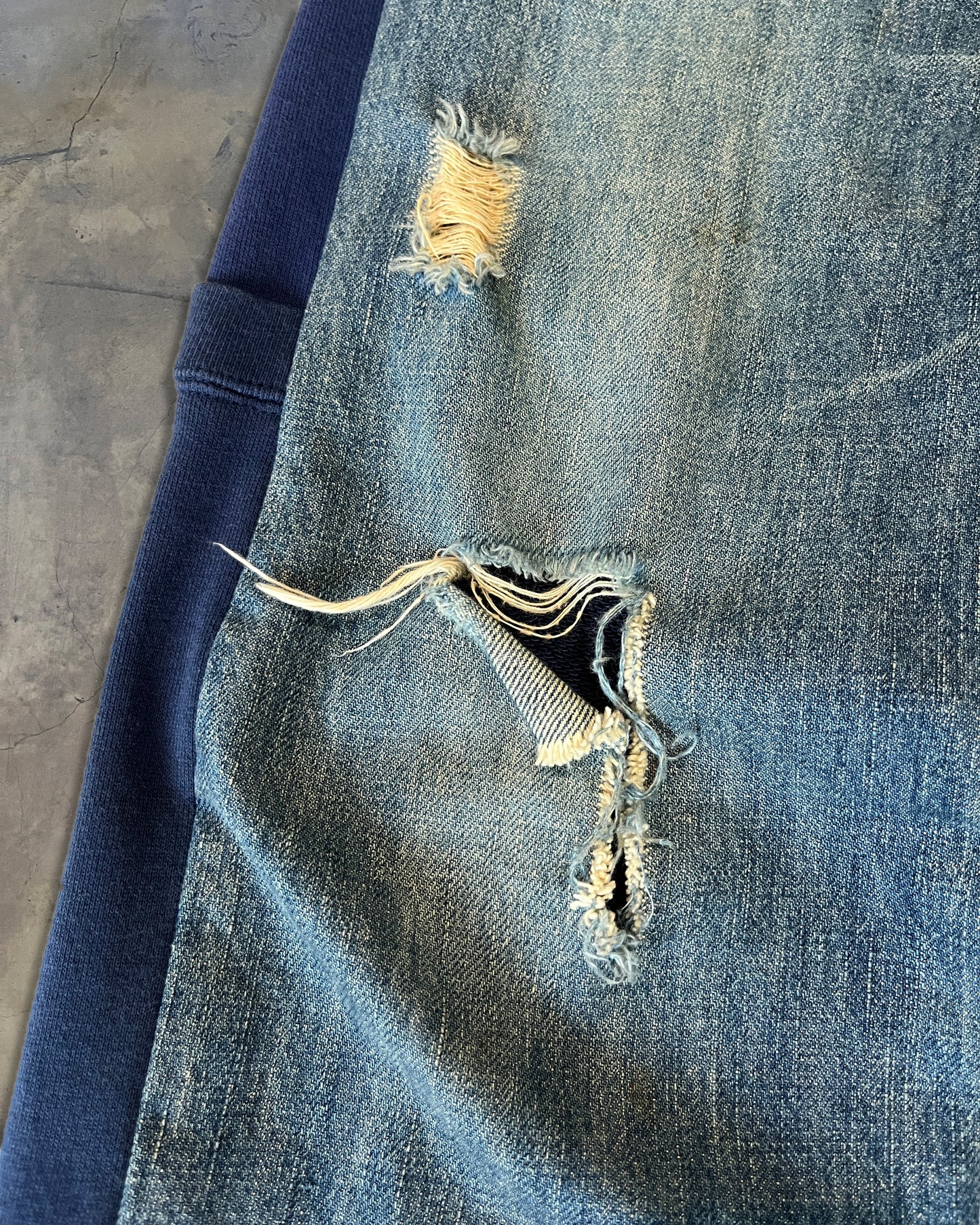 UNDERCOVER AW2002 "WITCHES CELL DIVISION" IMMADTOO HYBRID DENIM