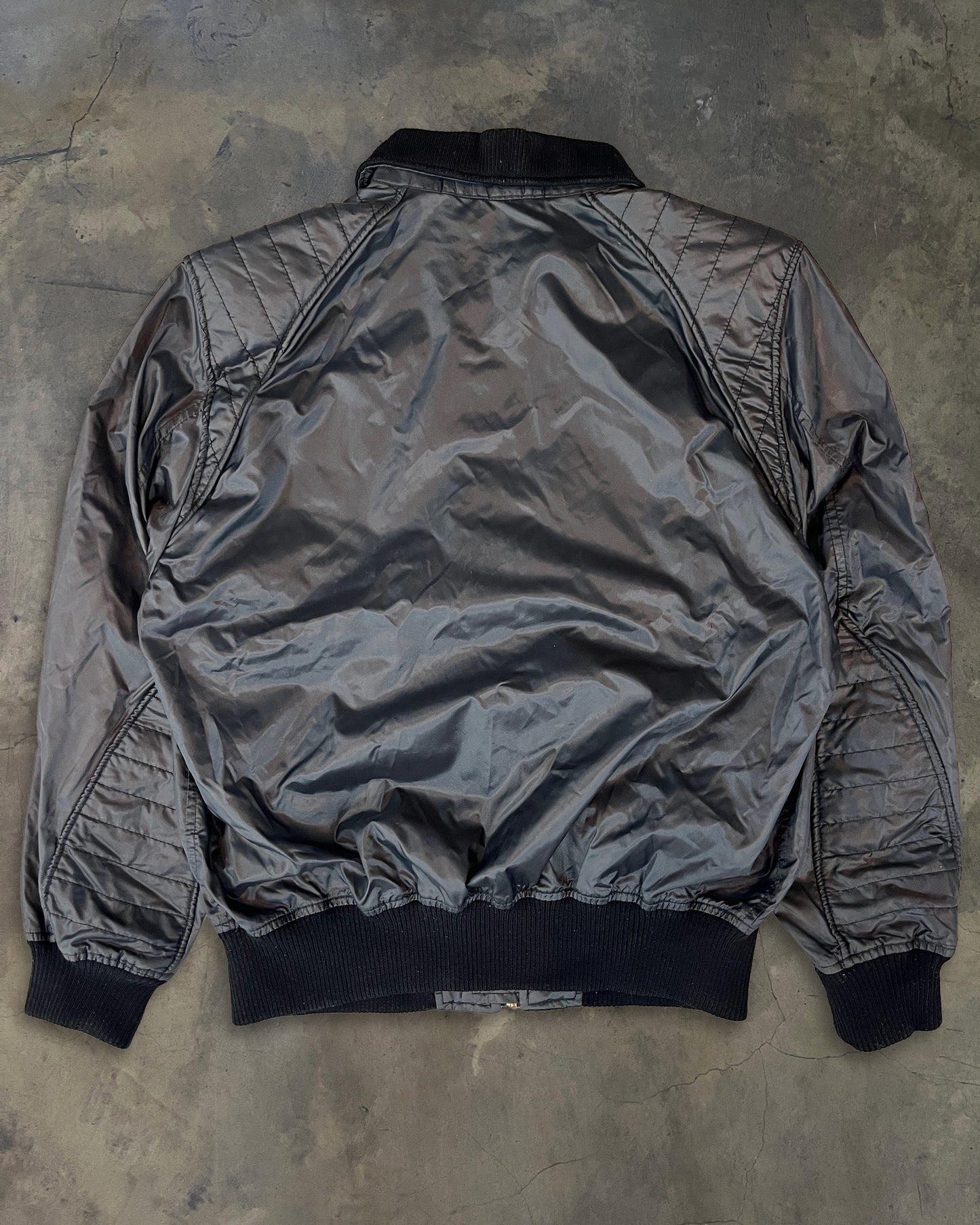 80's ISSEY MIYAKE X NISSAN "SKYLINE" BOMBER JACKET