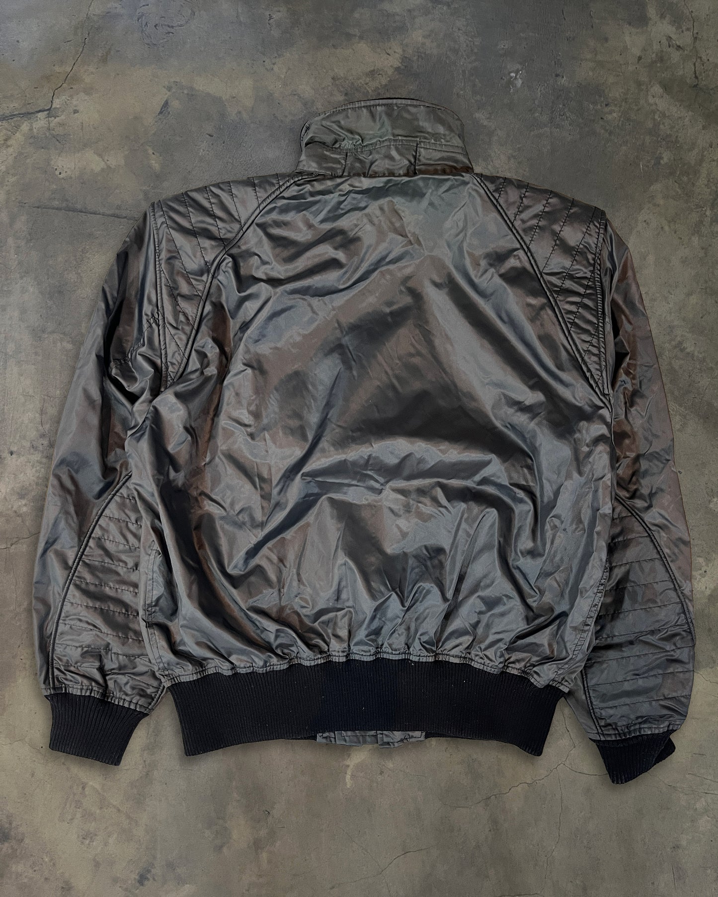 80's ISSEY MIYAKE X NISSAN "SKYLINE" BOMBER JACKET