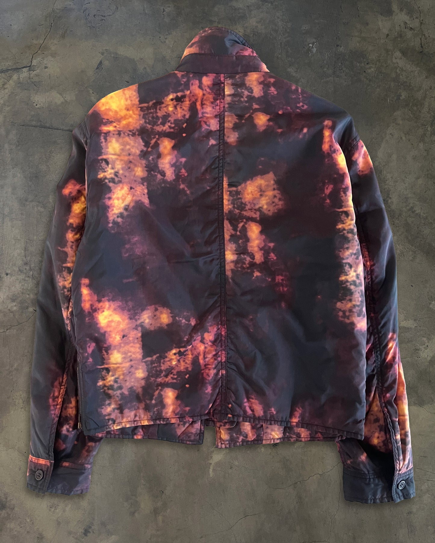 ISSEY MIYAKE AW1998 ORANGE DYED SYNTHETIC JACKET