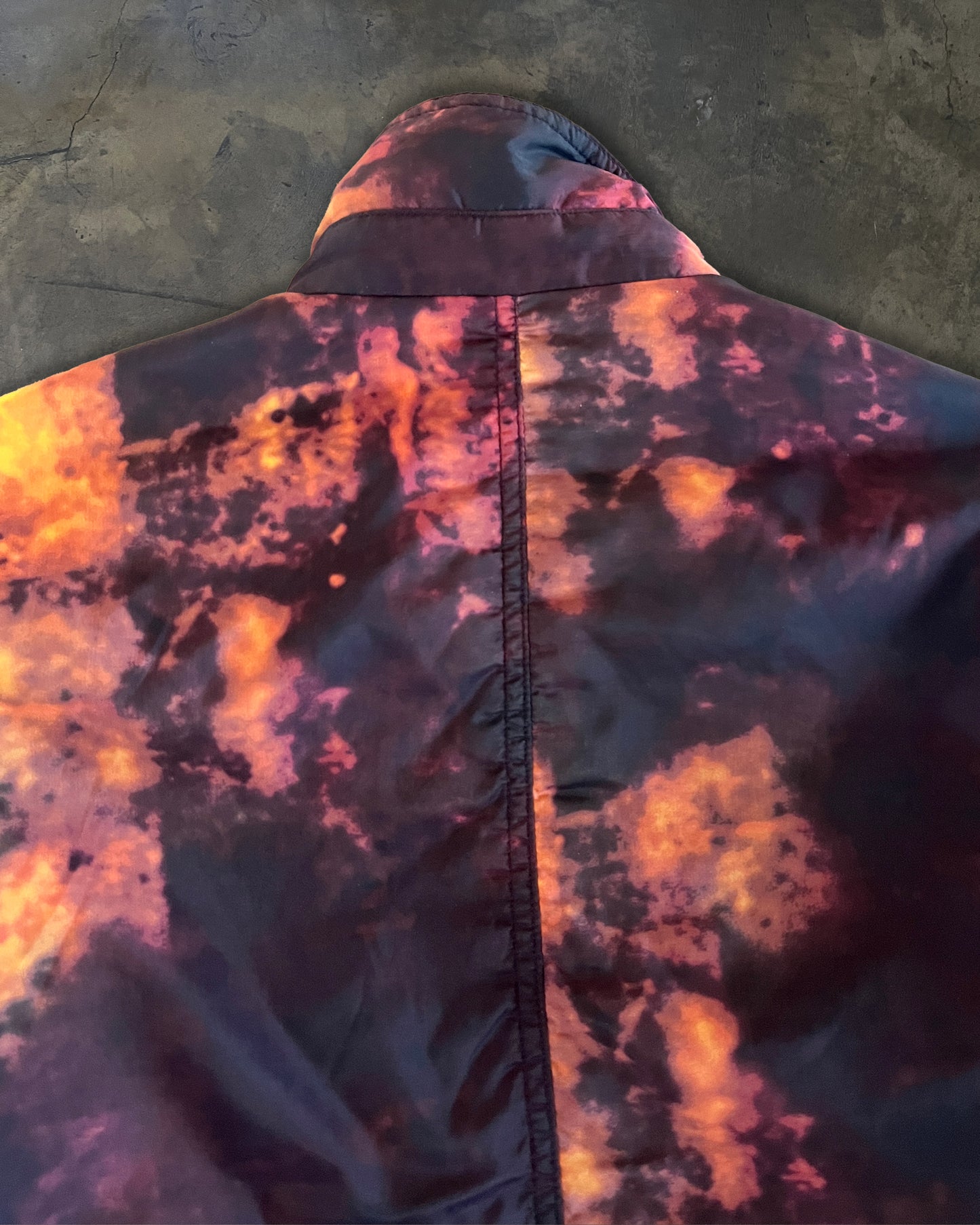 ISSEY MIYAKE AW1998 ORANGE DYED SYNTHETIC JACKET
