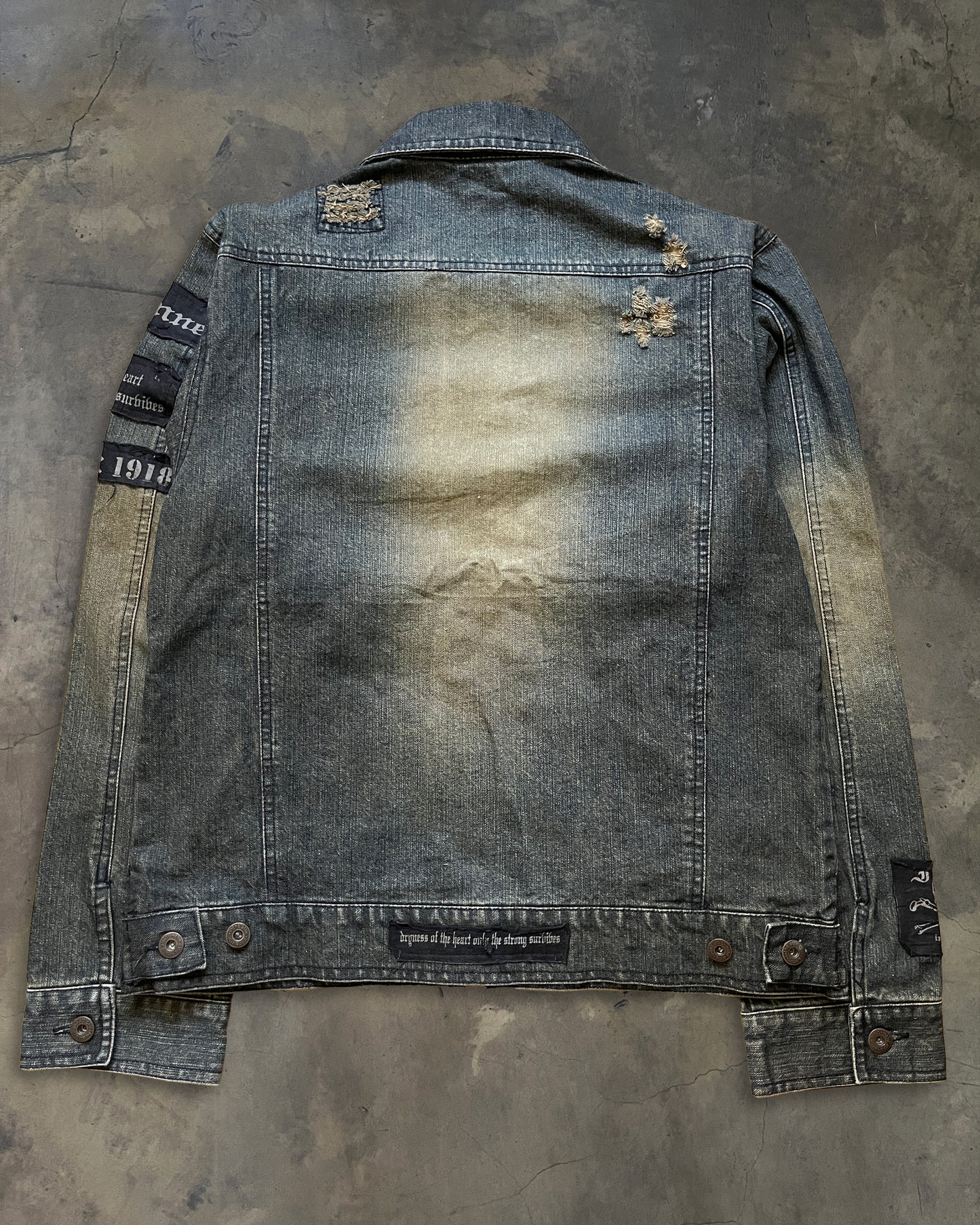 IN THE ATTIC PATCHWORK LEATHER JACKET